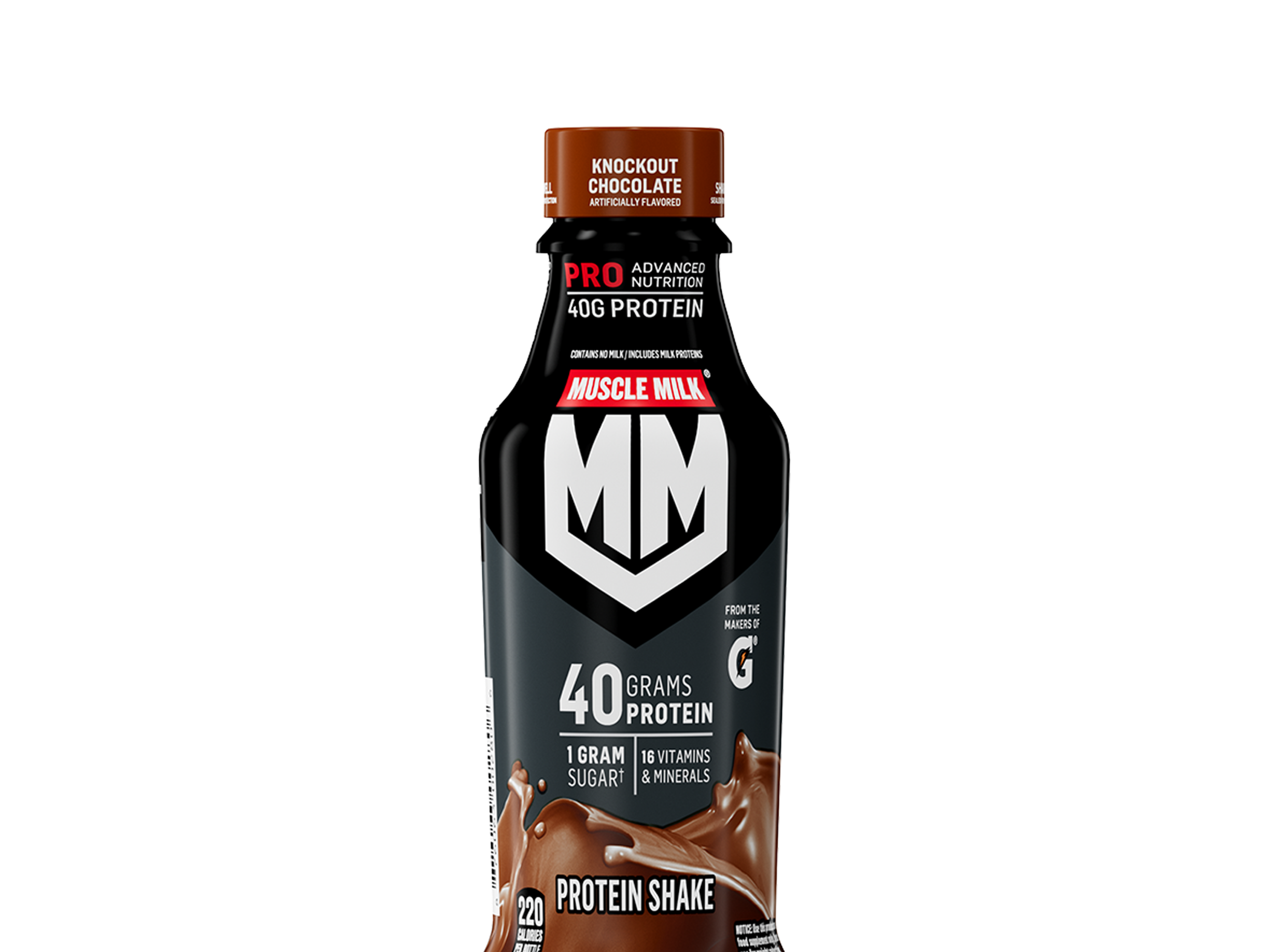 muscle milk pro advanced nutrition protein shake knockout chocolate