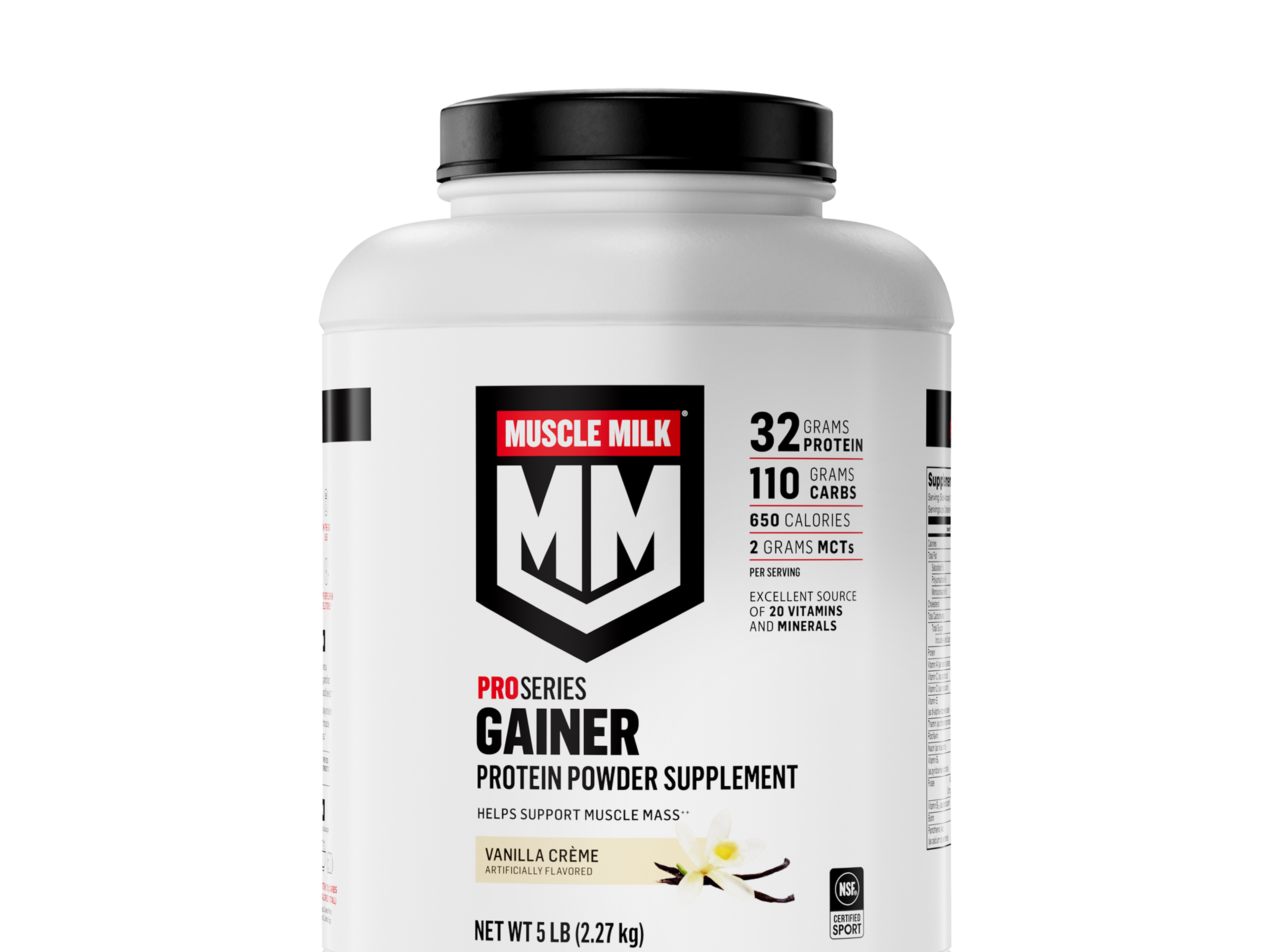 muscle milk gainer vanilla creme