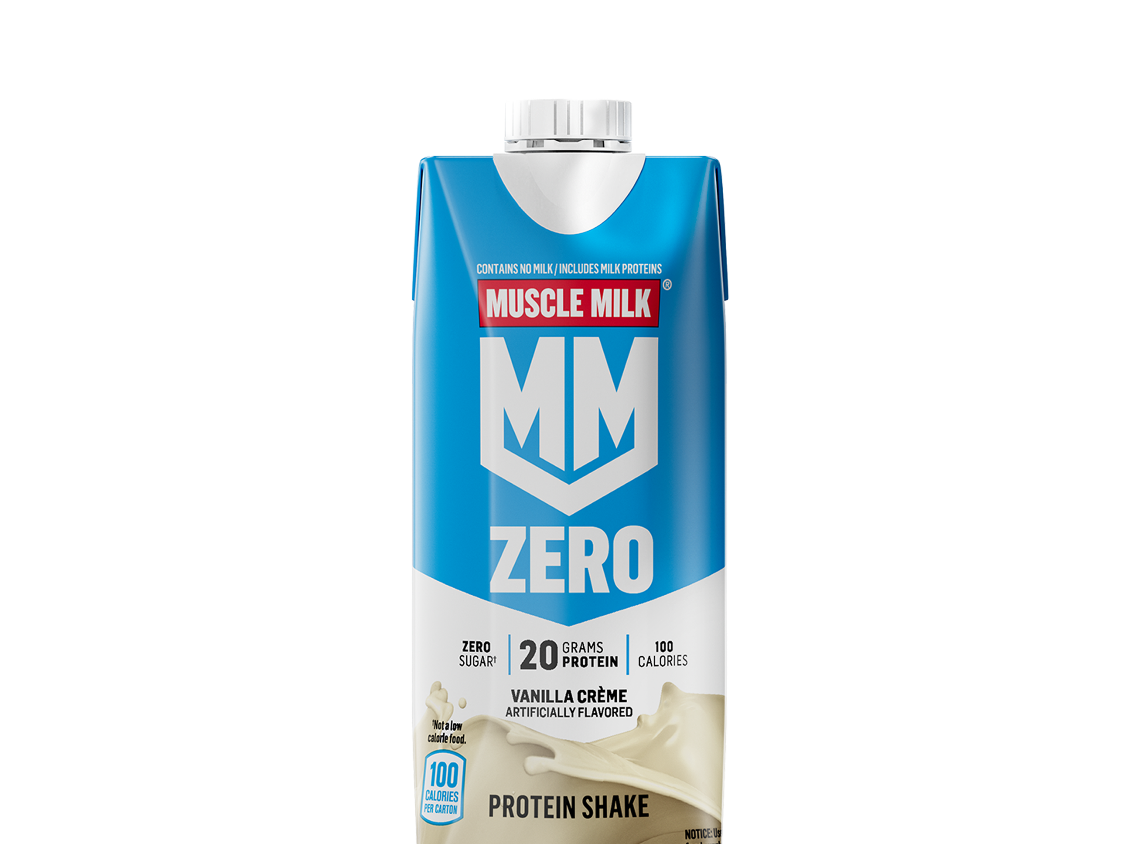 muscle milk zero sugar protein shake vanilla creme