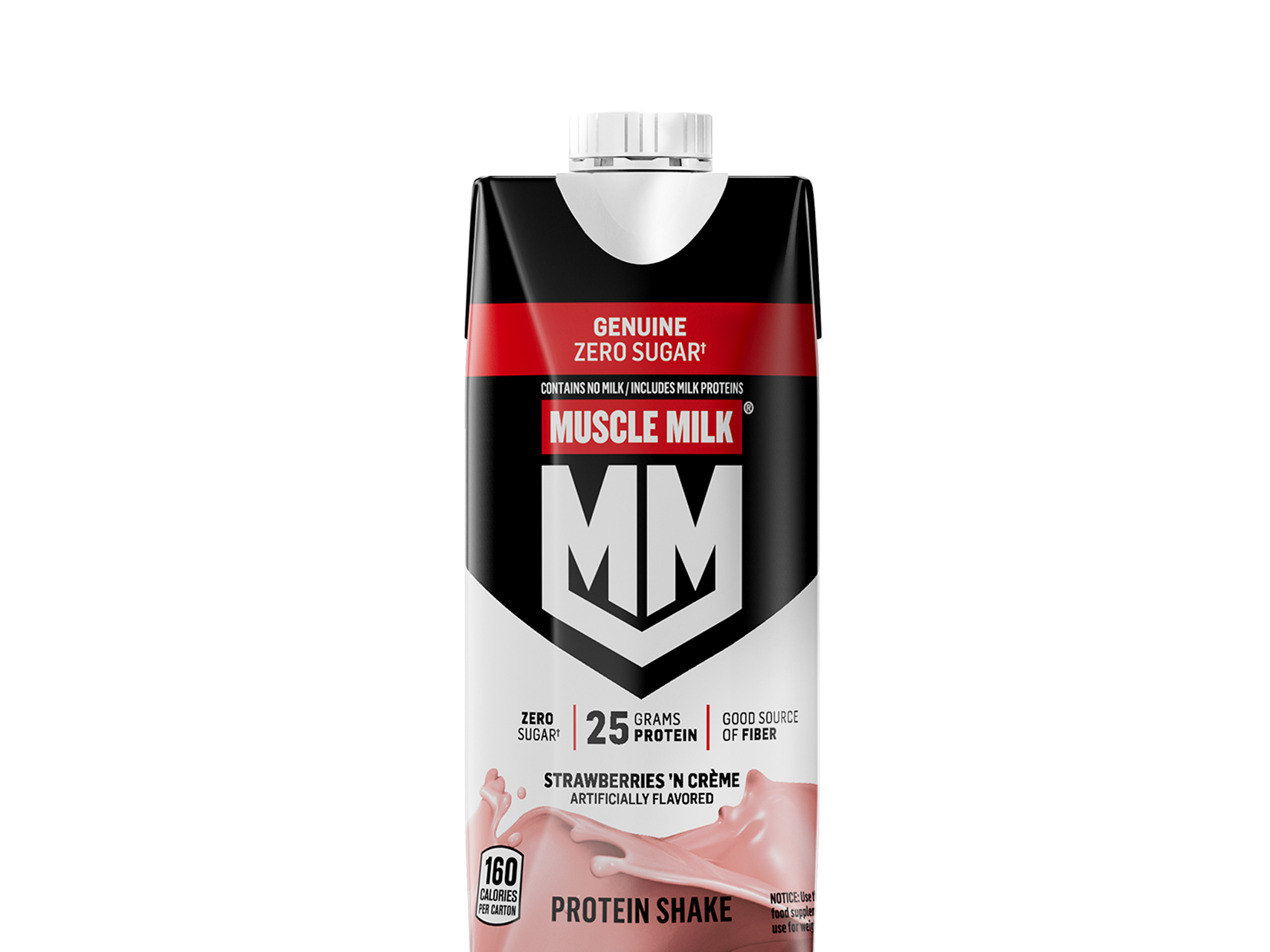 muscle milk genuine strawberries n creme protein shake