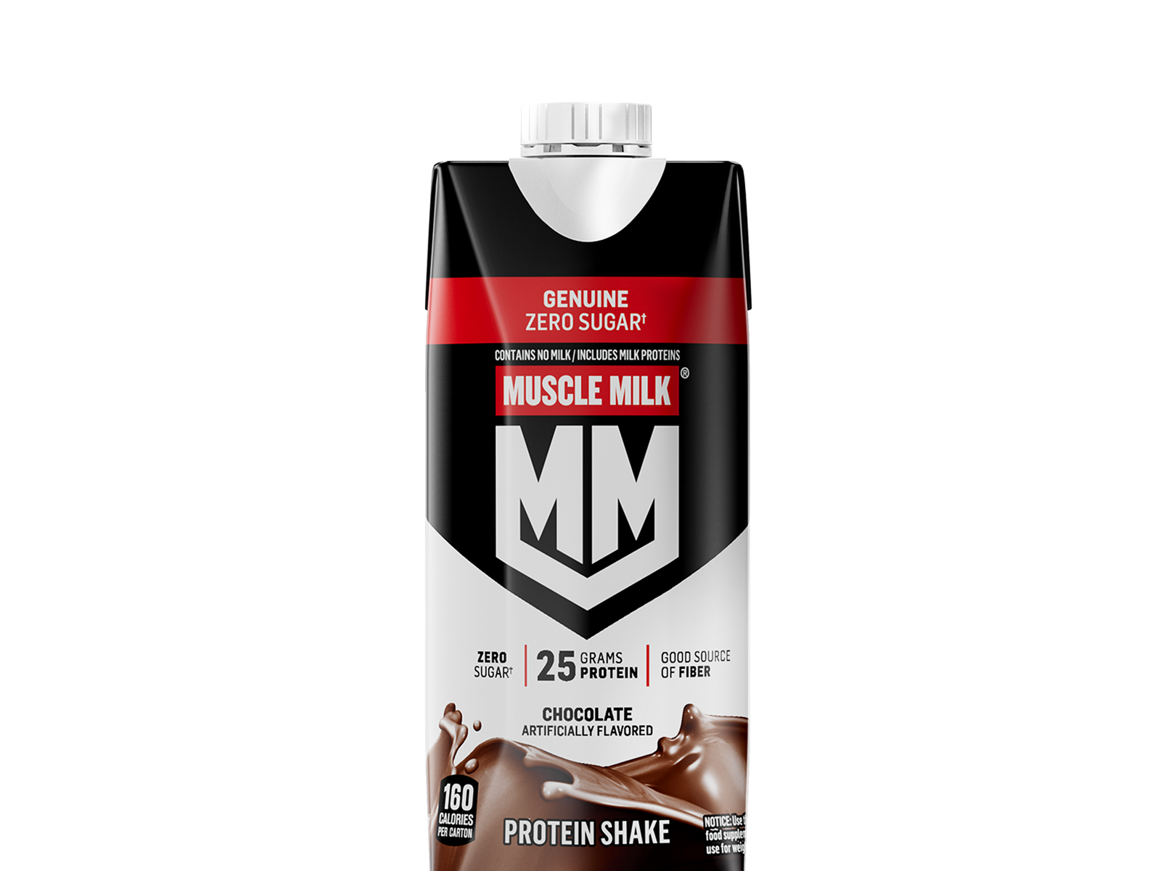 muscle milk genuine chocolate protein shake