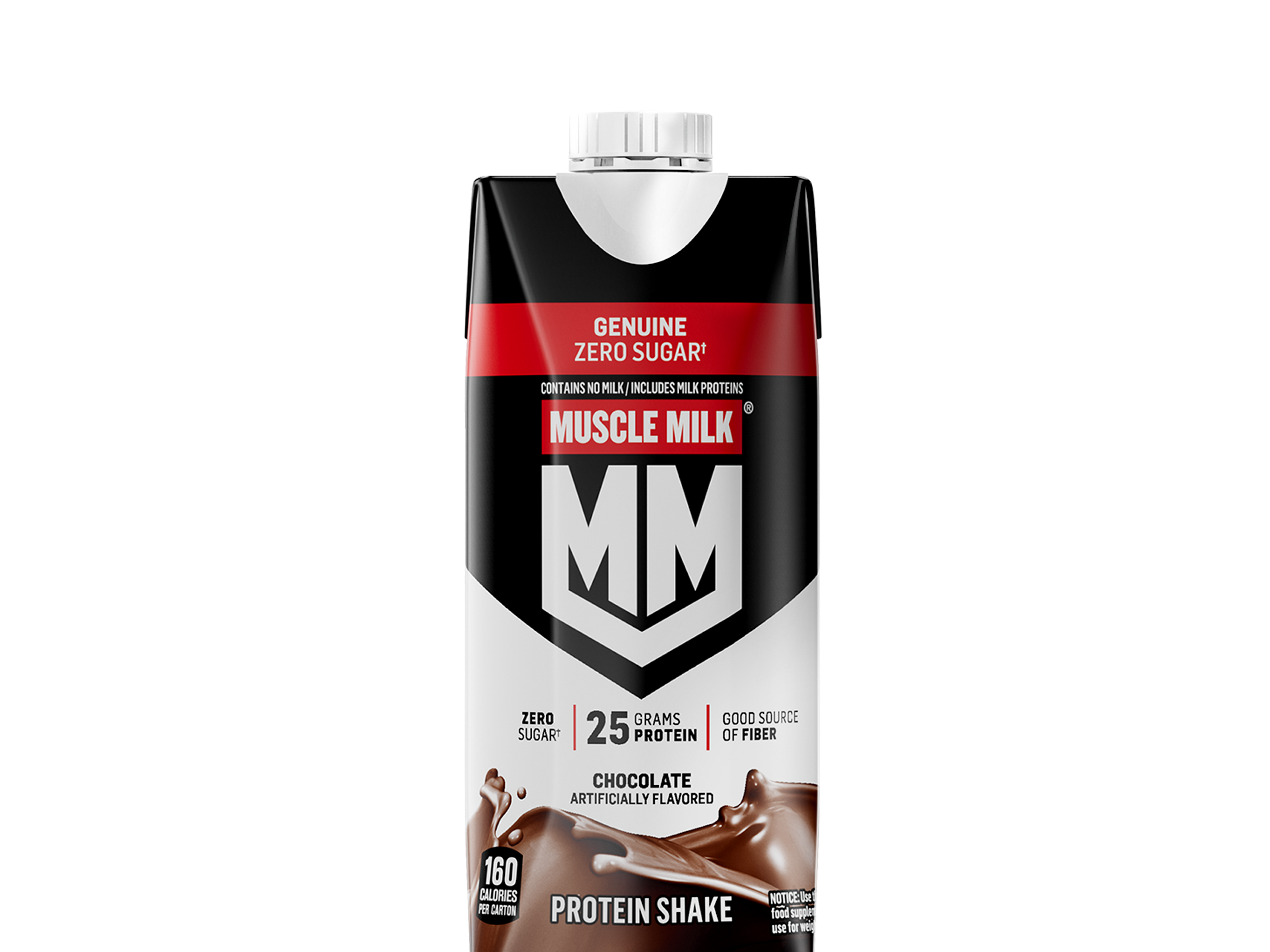 muscle milk genuine chocolate protein shake