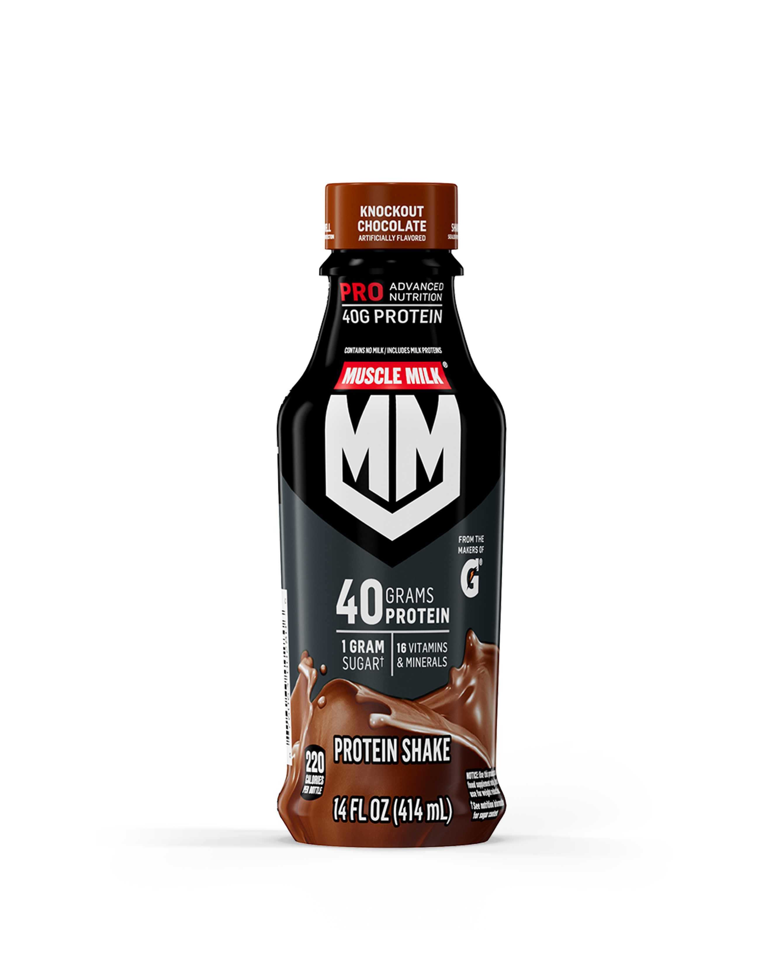muscle milk pro advanced nutrition protein shake knockout chocolate