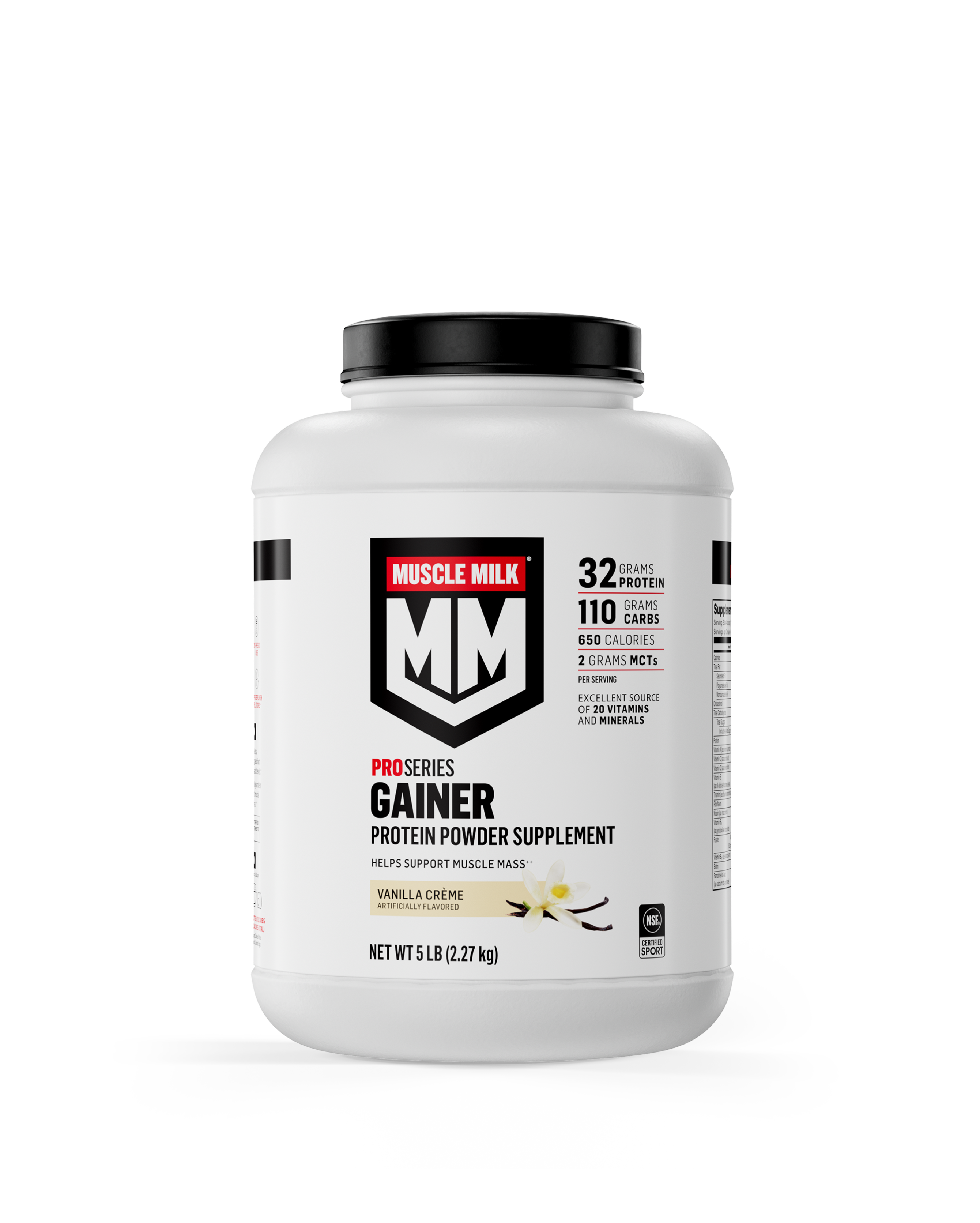 muscle milk gainer vanilla creme