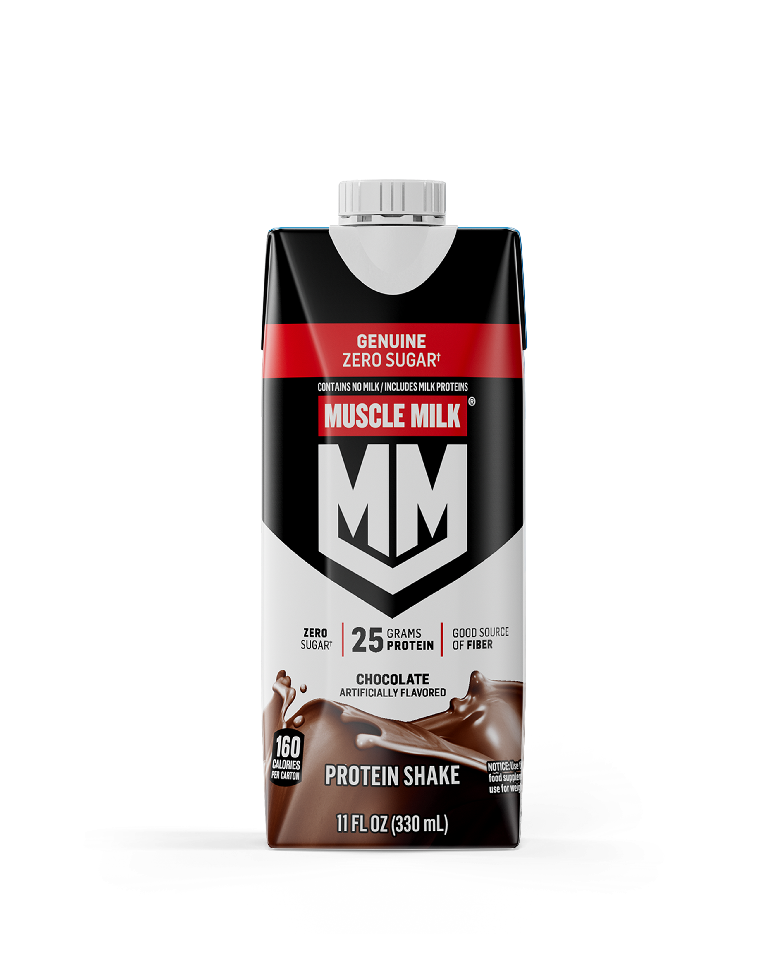 muscle milk genuine chocolate protein shake