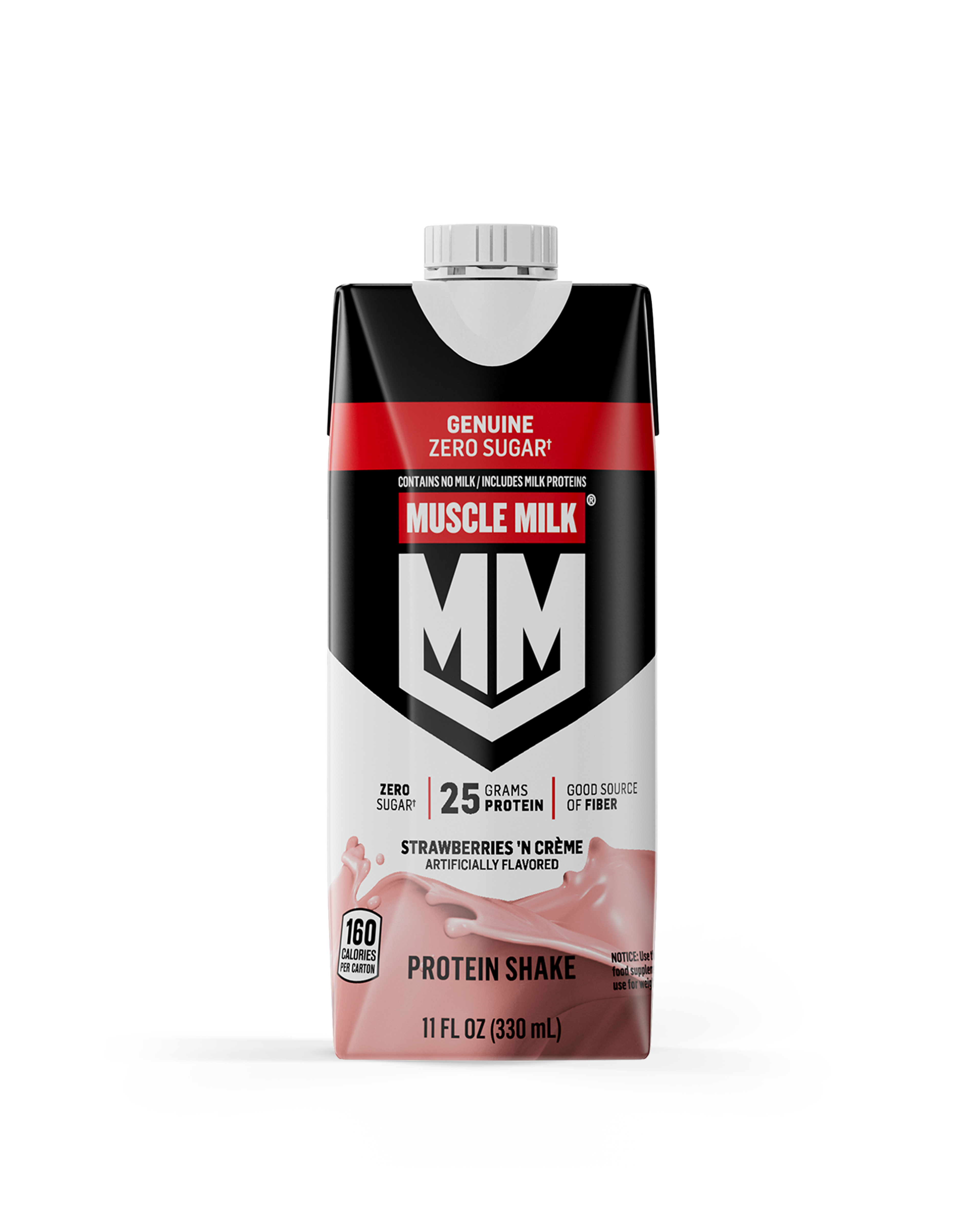muscle milk genuine strawberries n creme protein shake