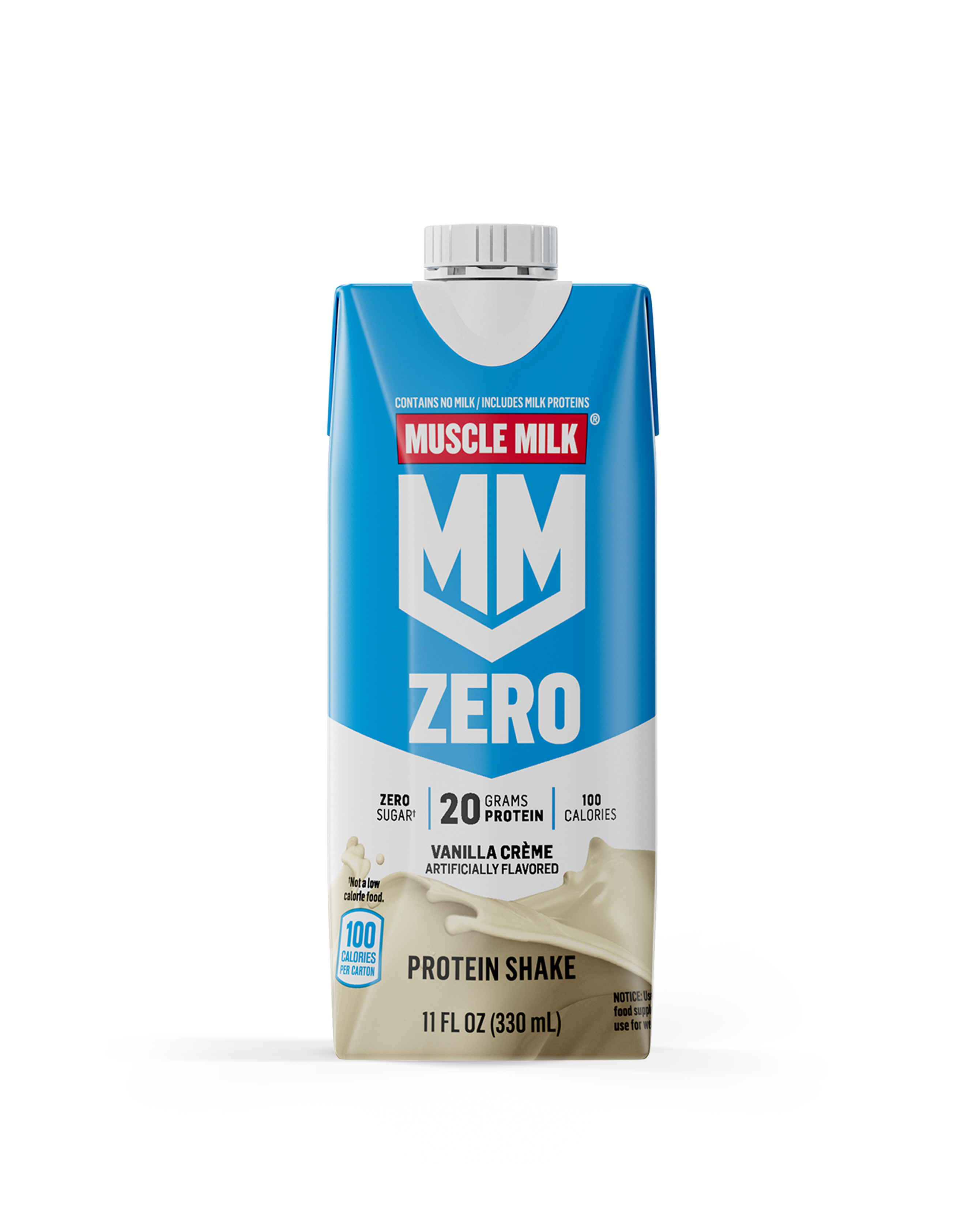 muscle milk zero sugar protein shake vanilla creme