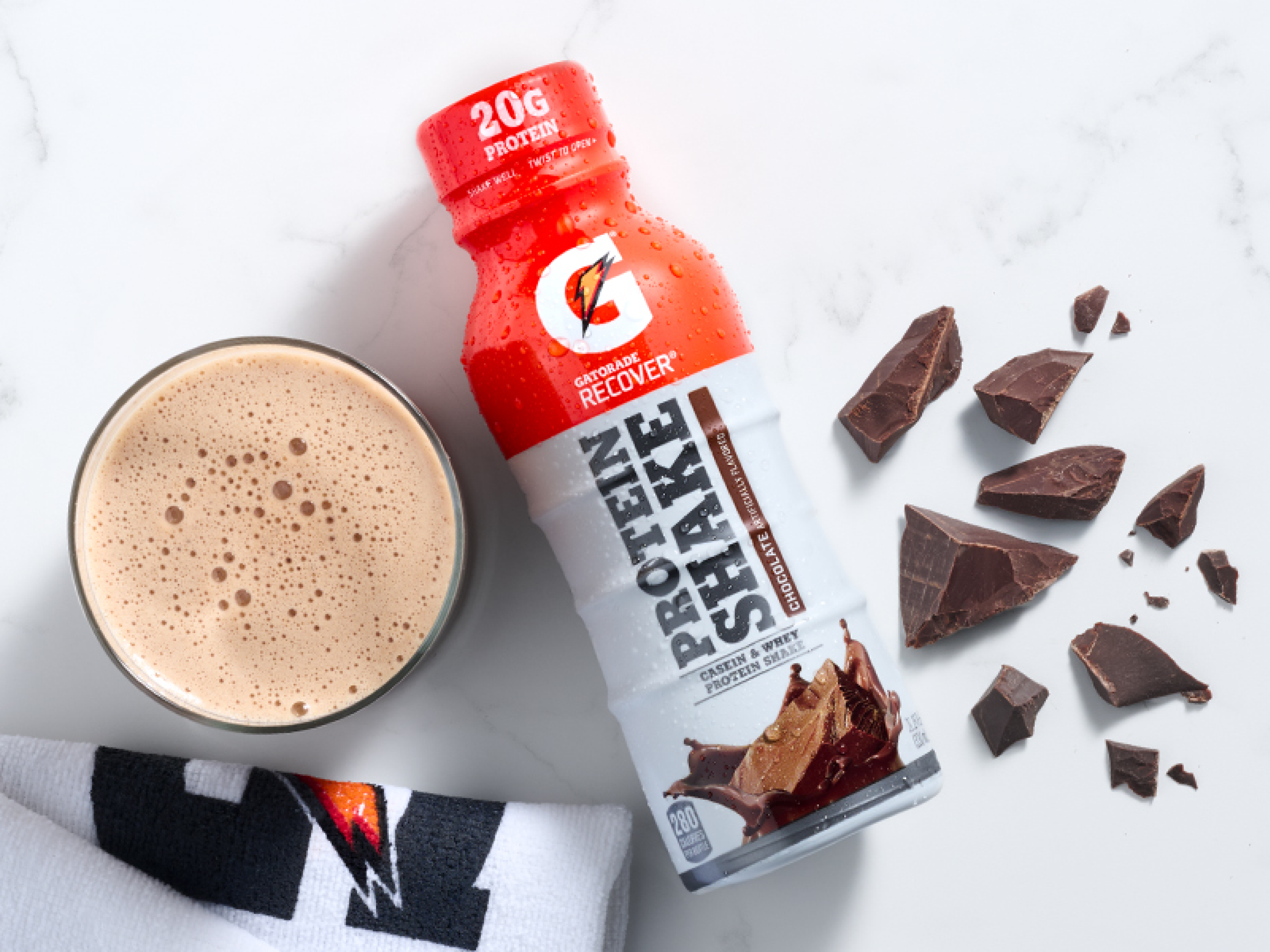 gatorade recover protein shake chocolate lifestyle