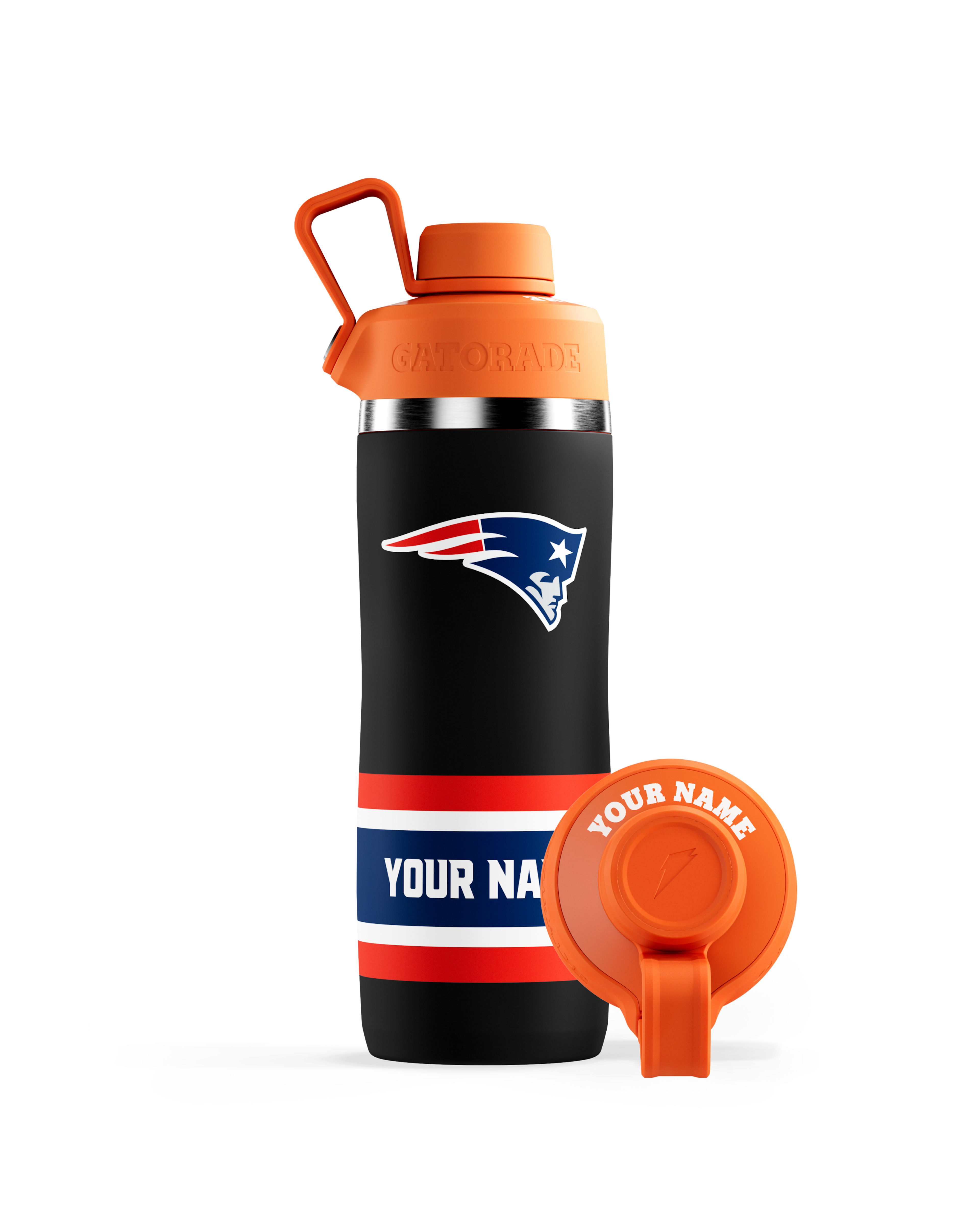 nfl custom stainless steel bottle new england patriots