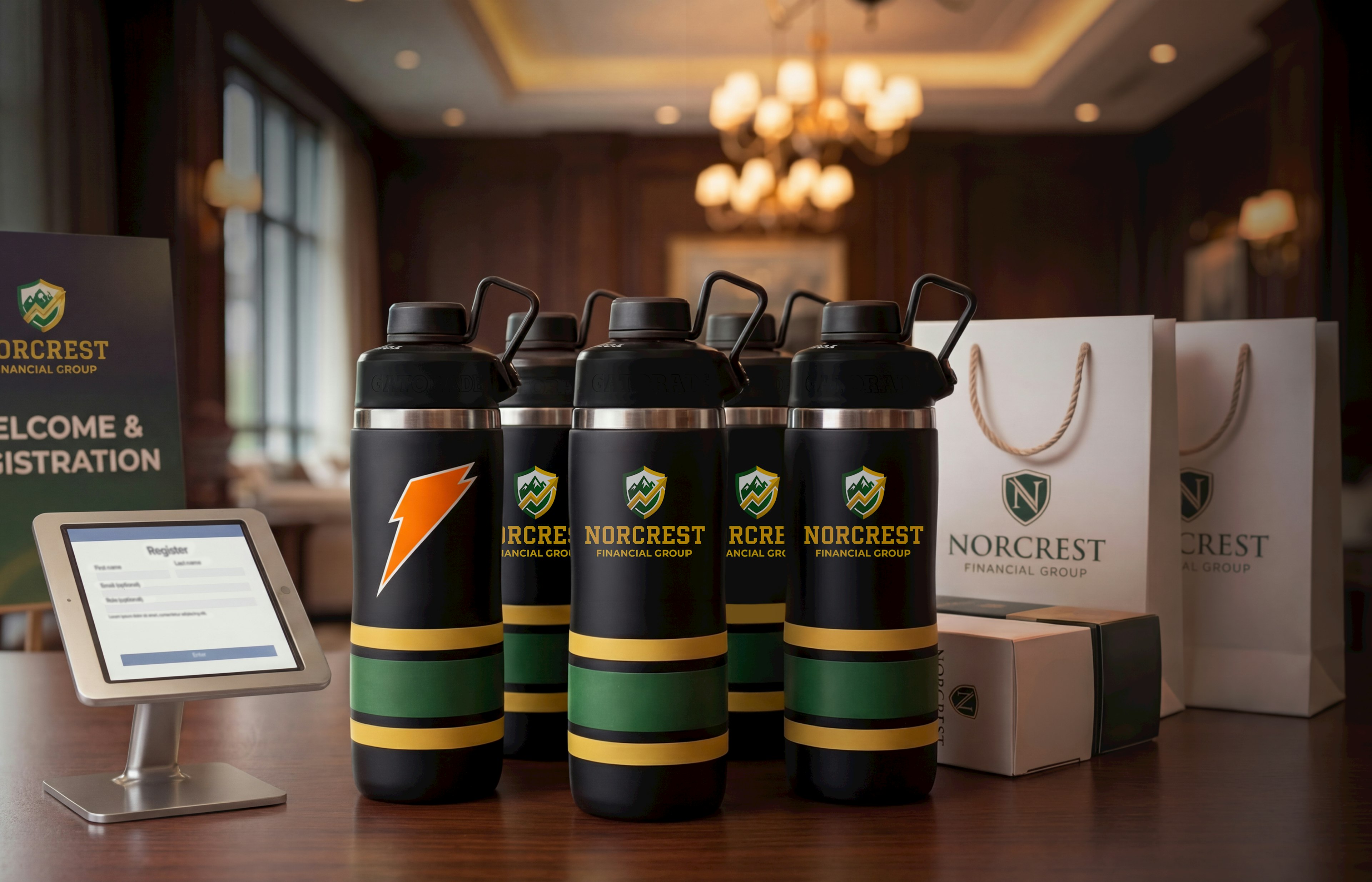 Custom stainless steel bottles as corporate gifts