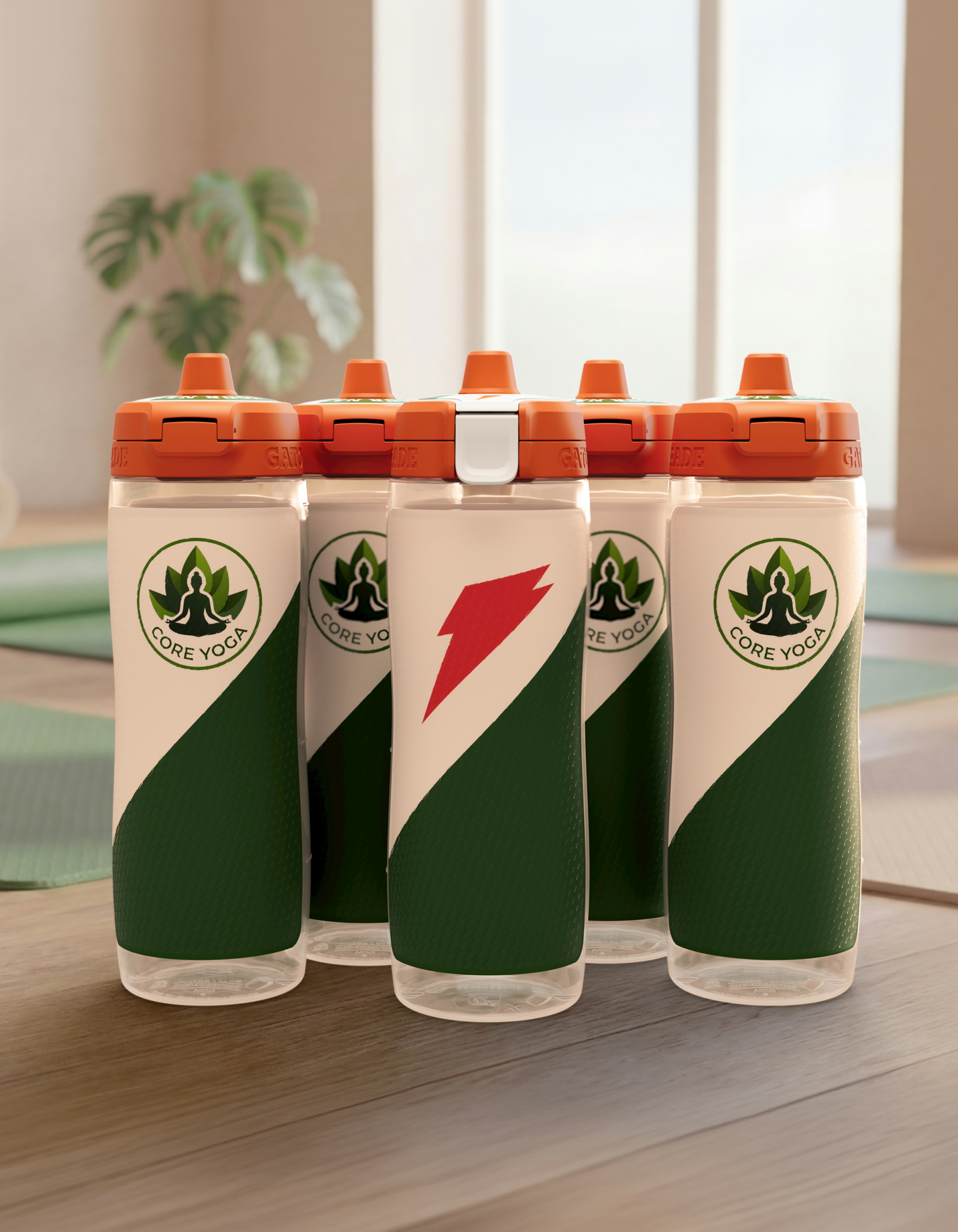 Squeeze bottles for wellness center
