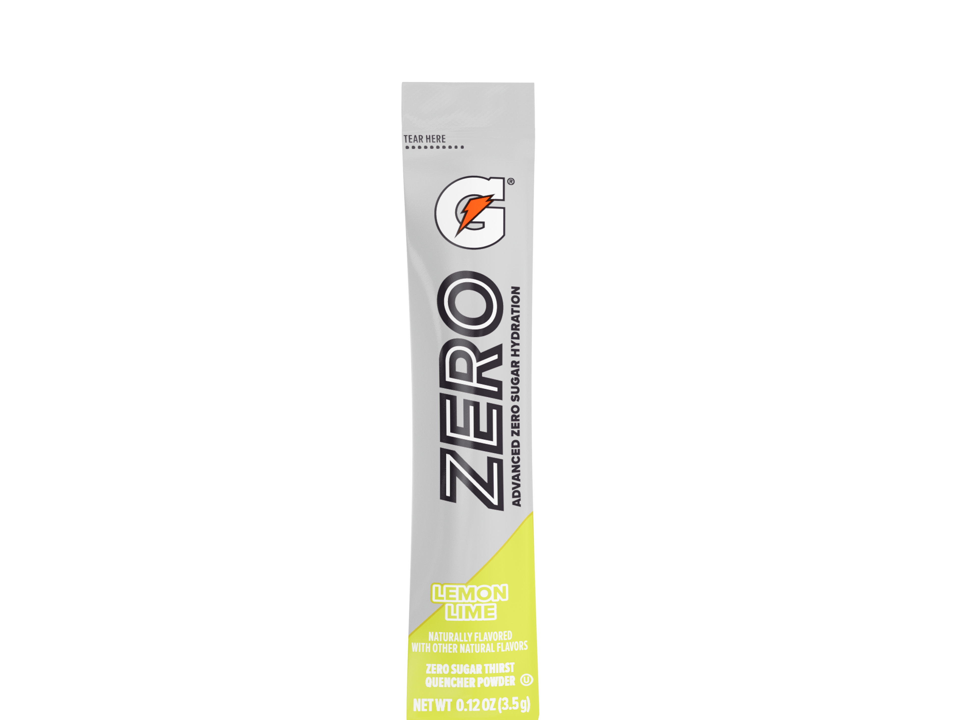 Gatorade Zero powder single serve lemon lime