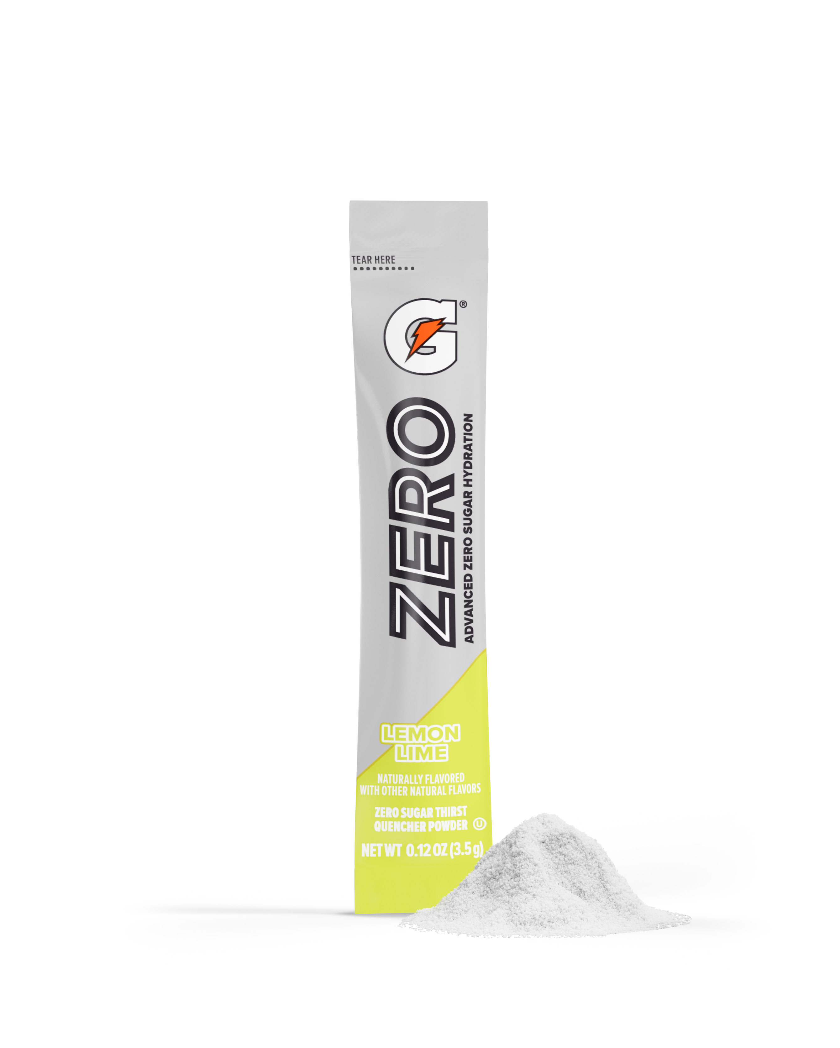 Gatorade Zero powder single serve lemon lime