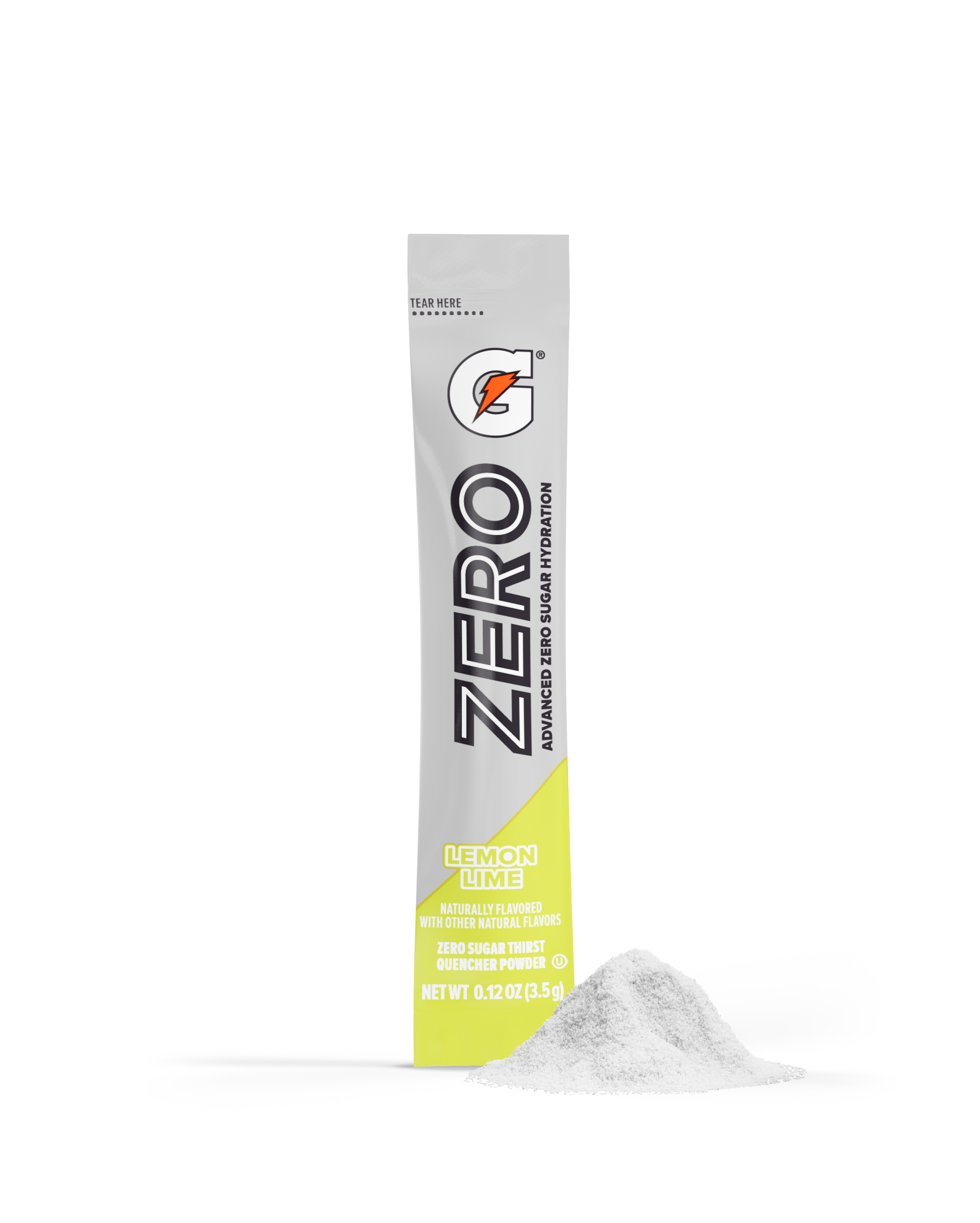Gatorade Zero powder single serve lemon lime