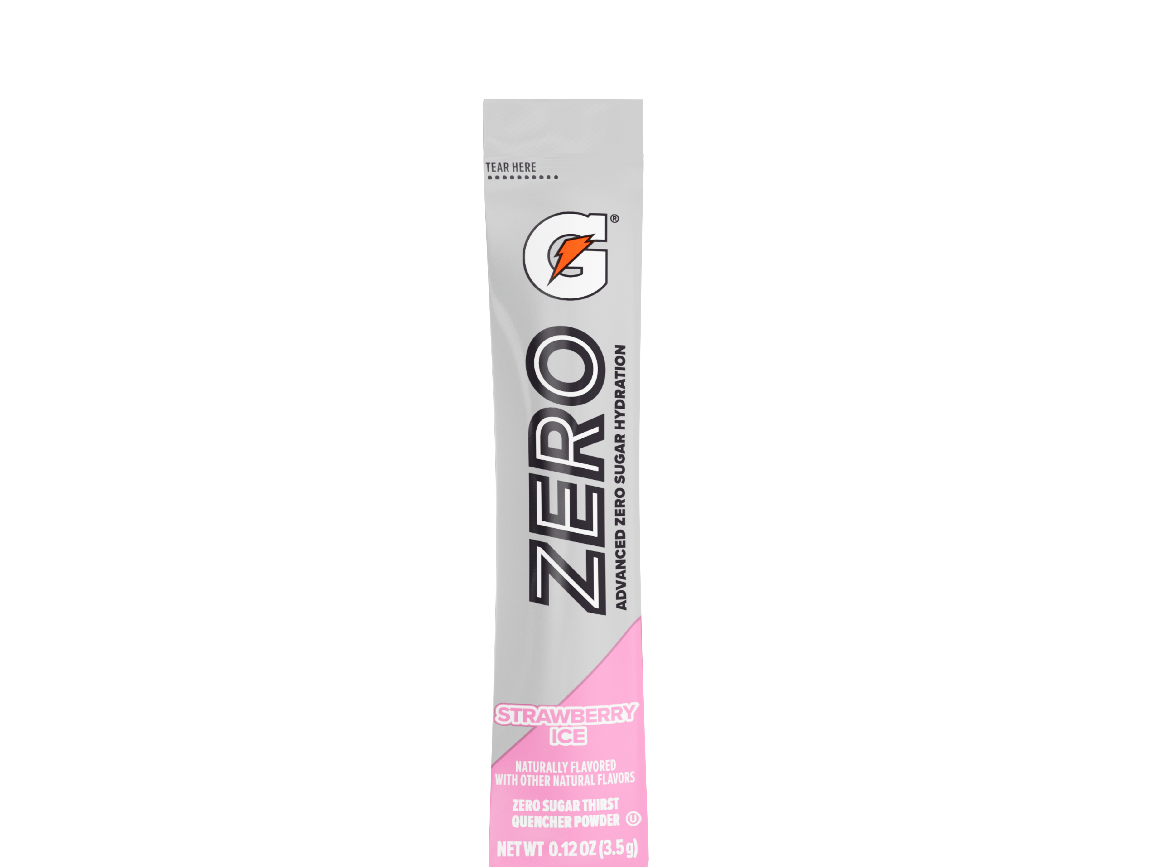 Gatorade zero single serve powder strawberry ice