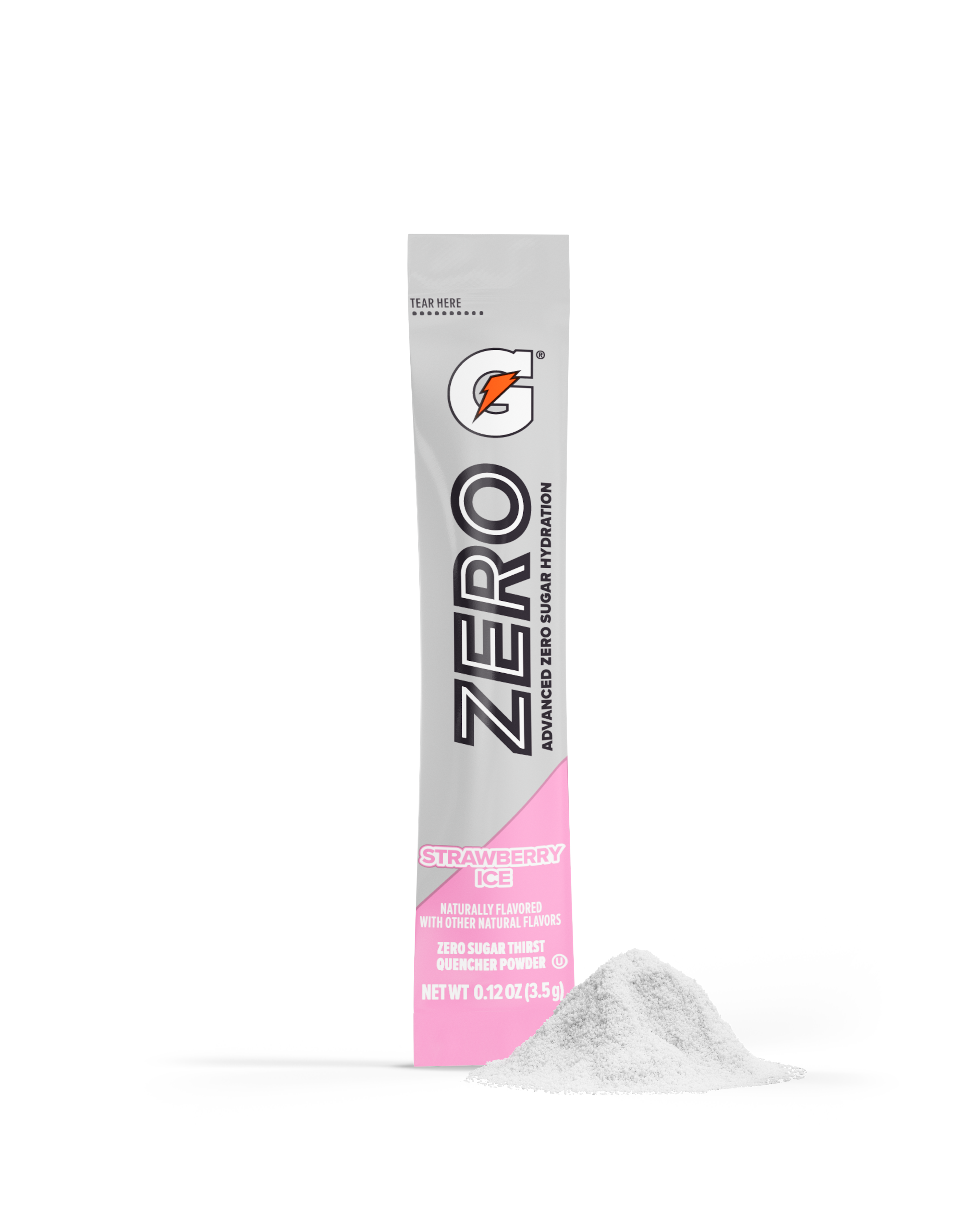 Gatorade zero single serve powder strawberry ice