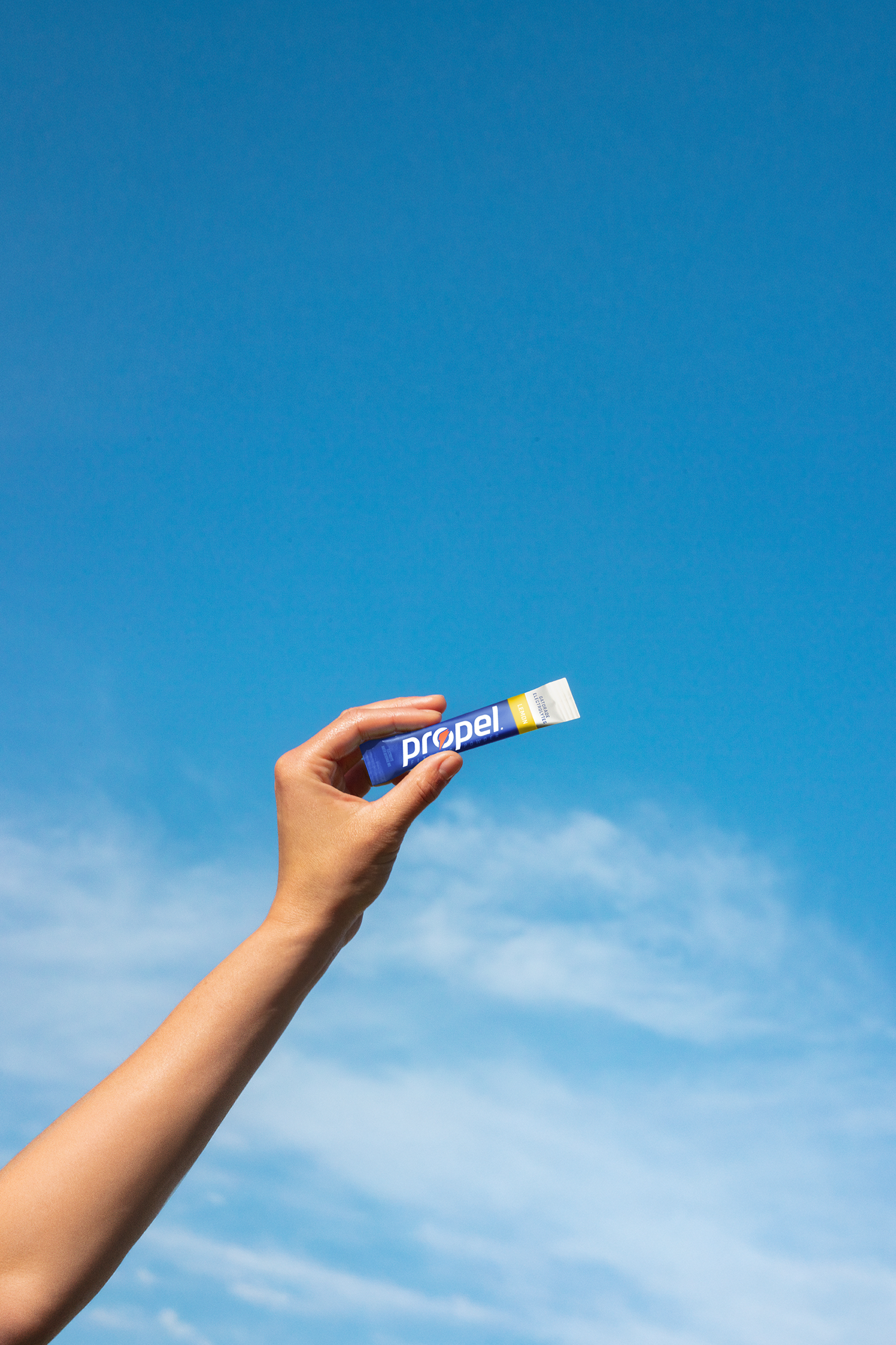 propel single serve powder lemon