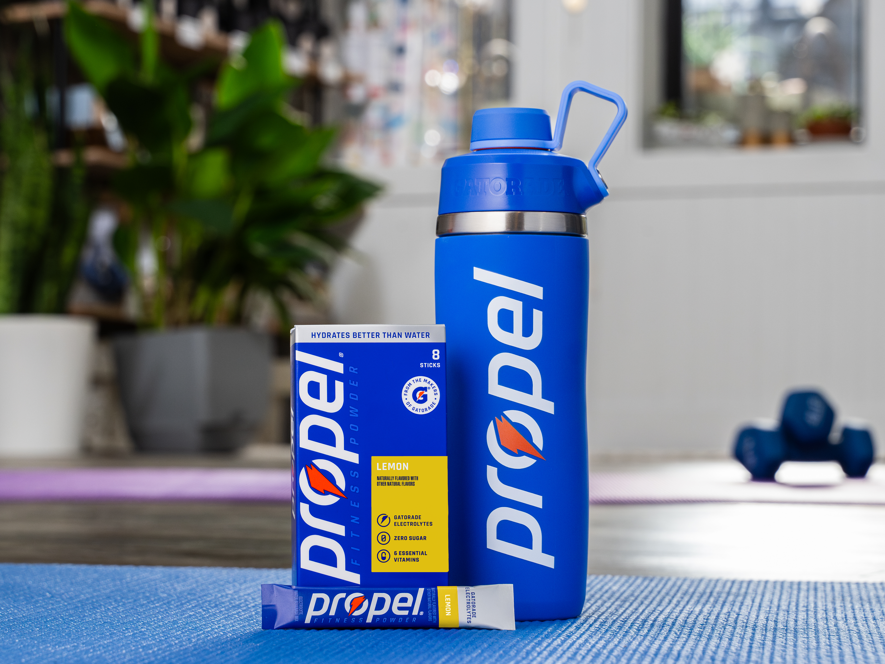 propel single serve powder lemon