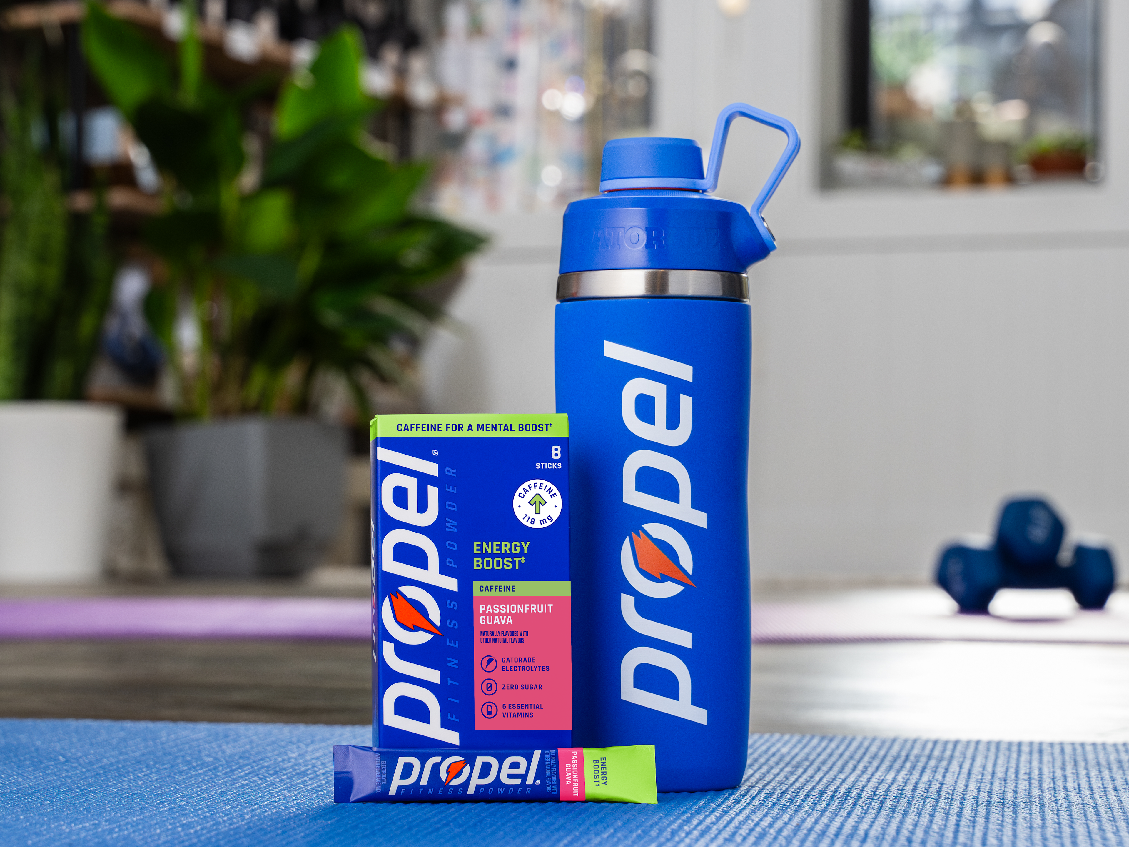 propel energy boost single serve powder passionfruit guava