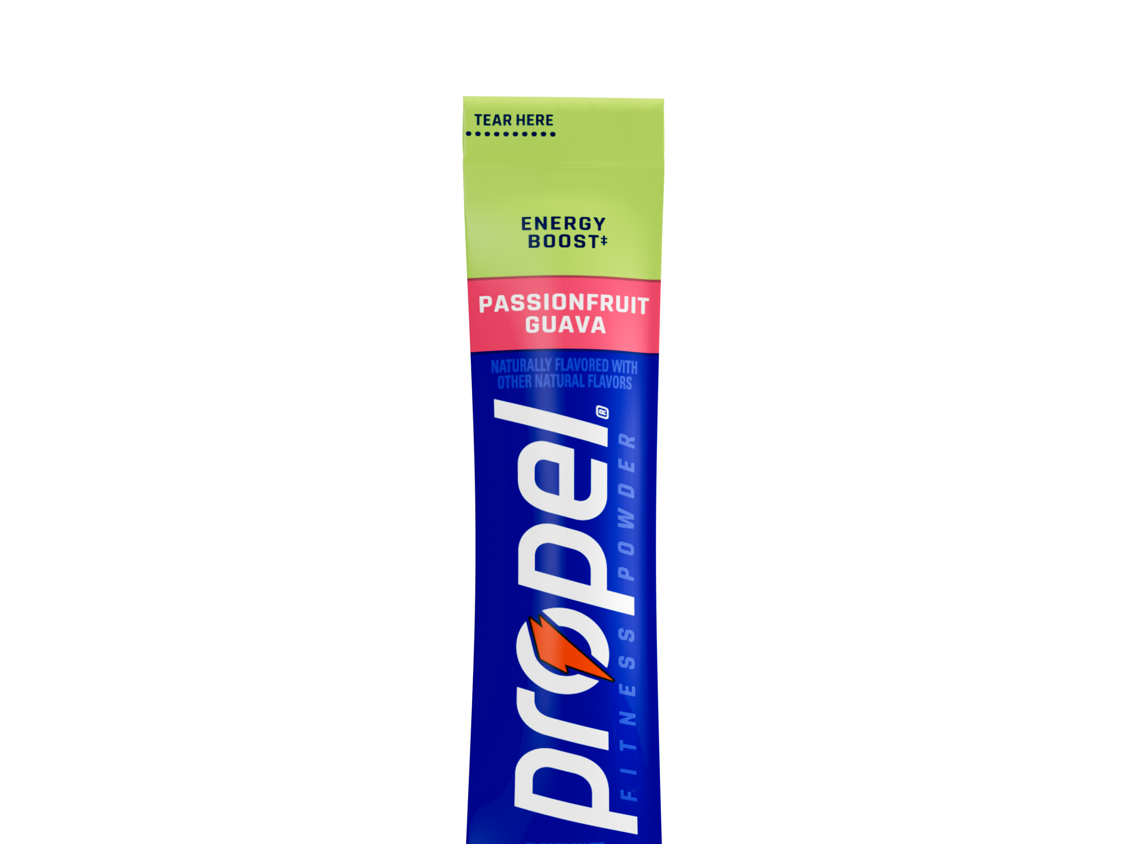 propel energy boost single serve powder passionfruit guava