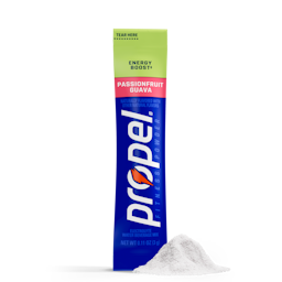 propel energy boost single serve powder passionfruit guava