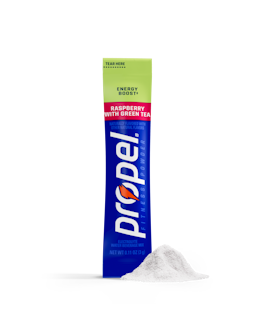 propel energy boost single serve powder raspberry with green tea