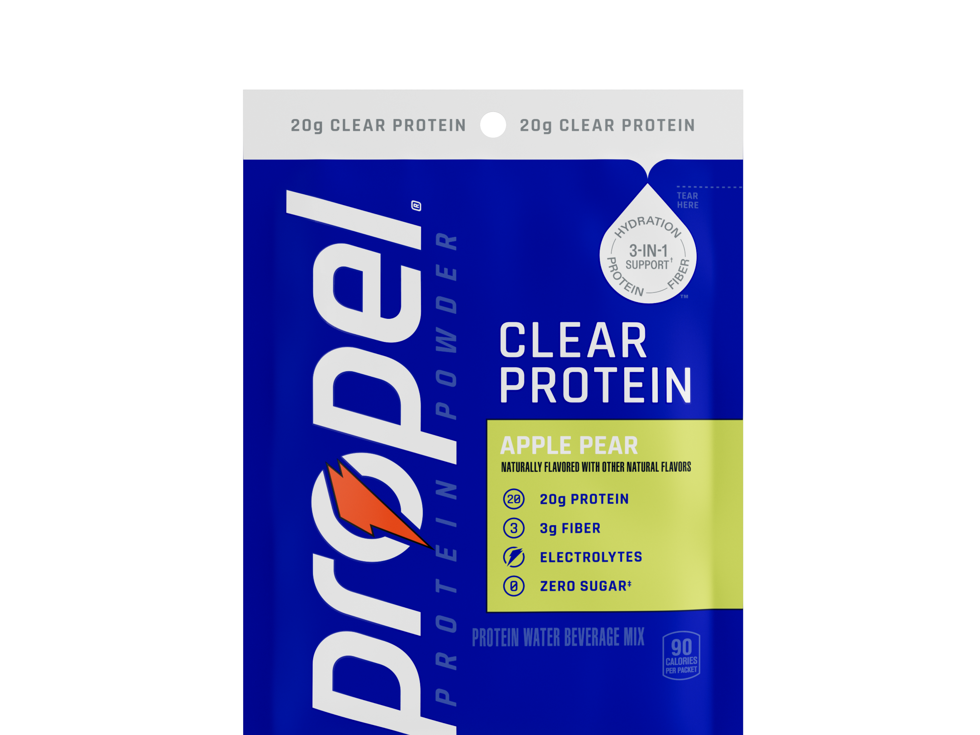 Propel Clear Protein single serve Apple Pear