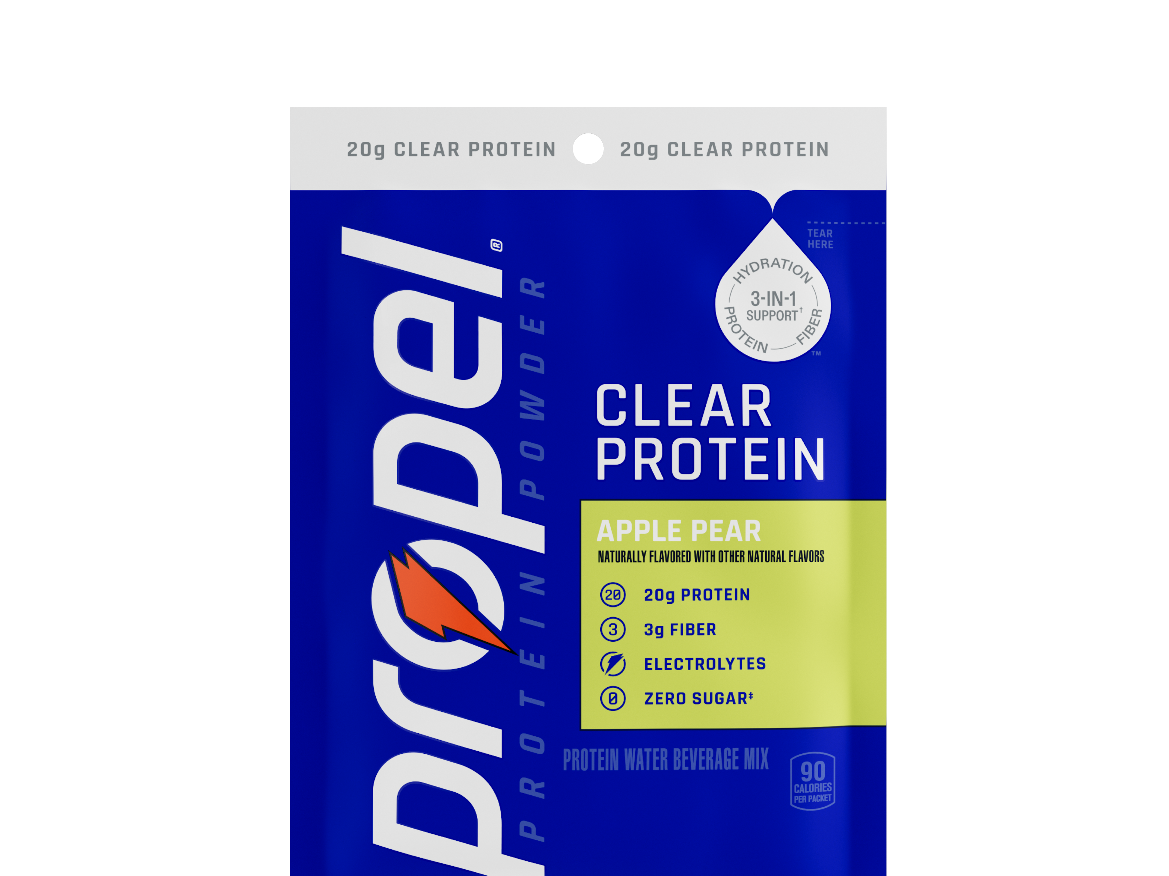 Propel Clear Protein single serve Apple Pear