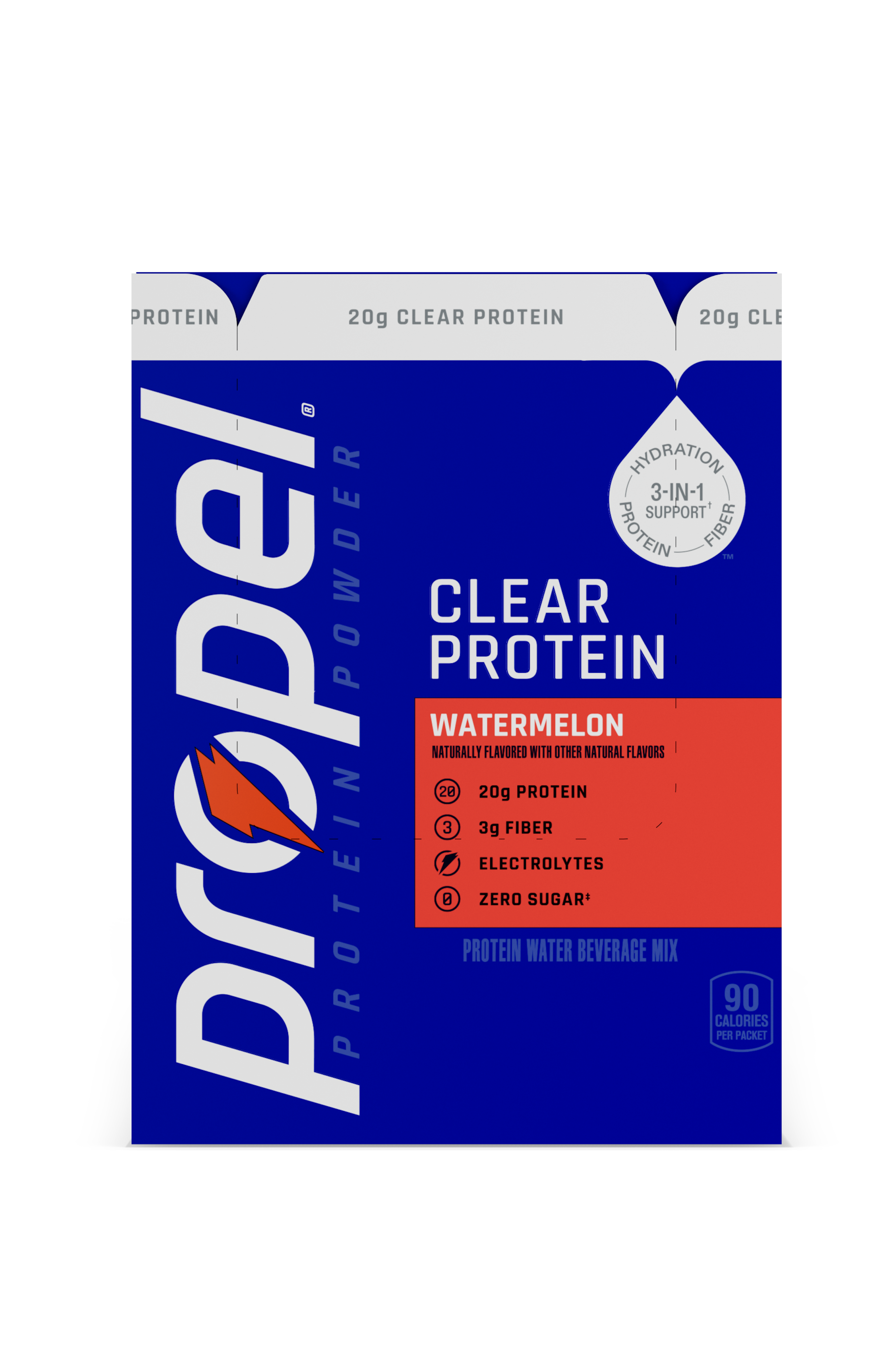 Propel Clear Protein single serve watermelon