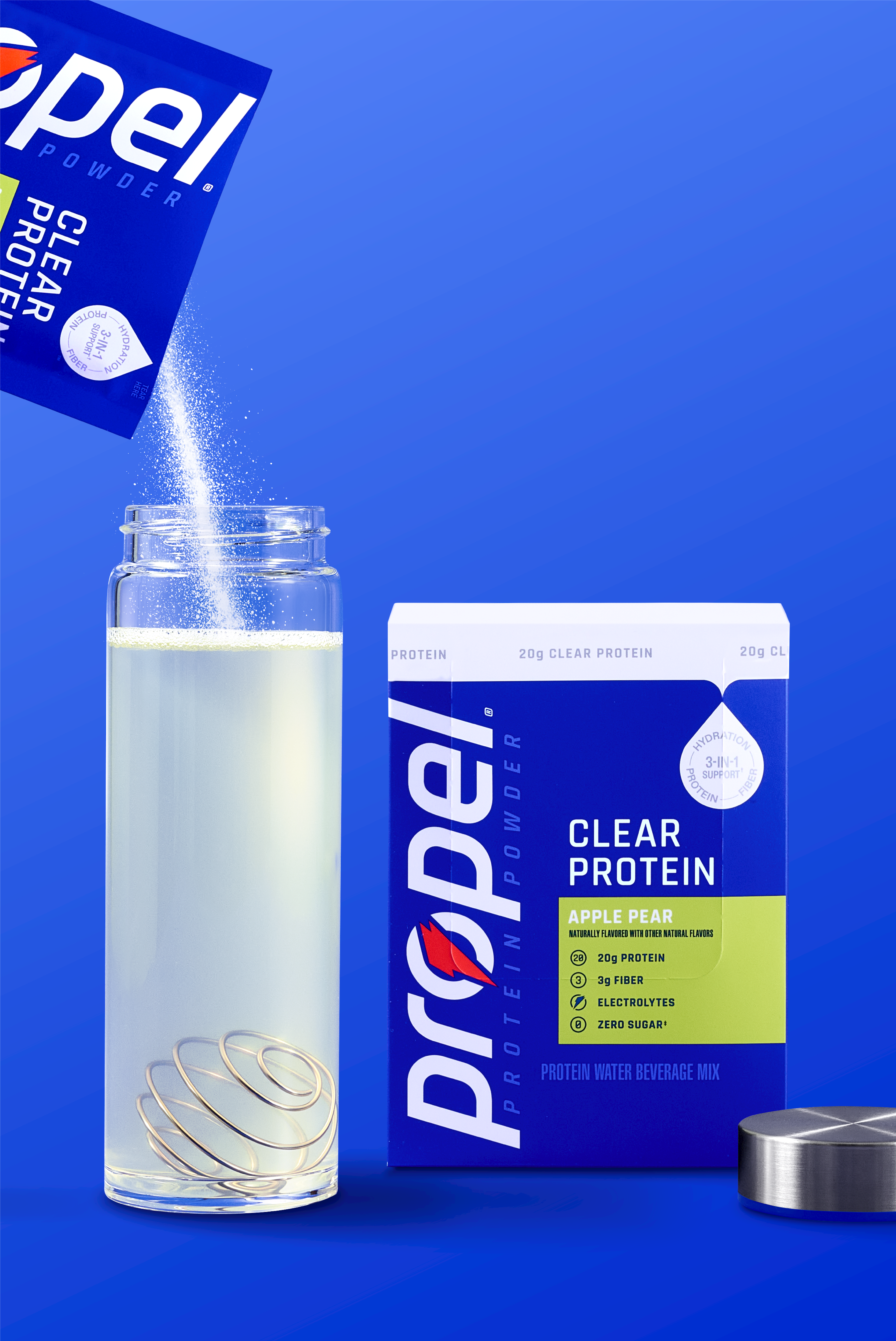 propel clear protein apple pear