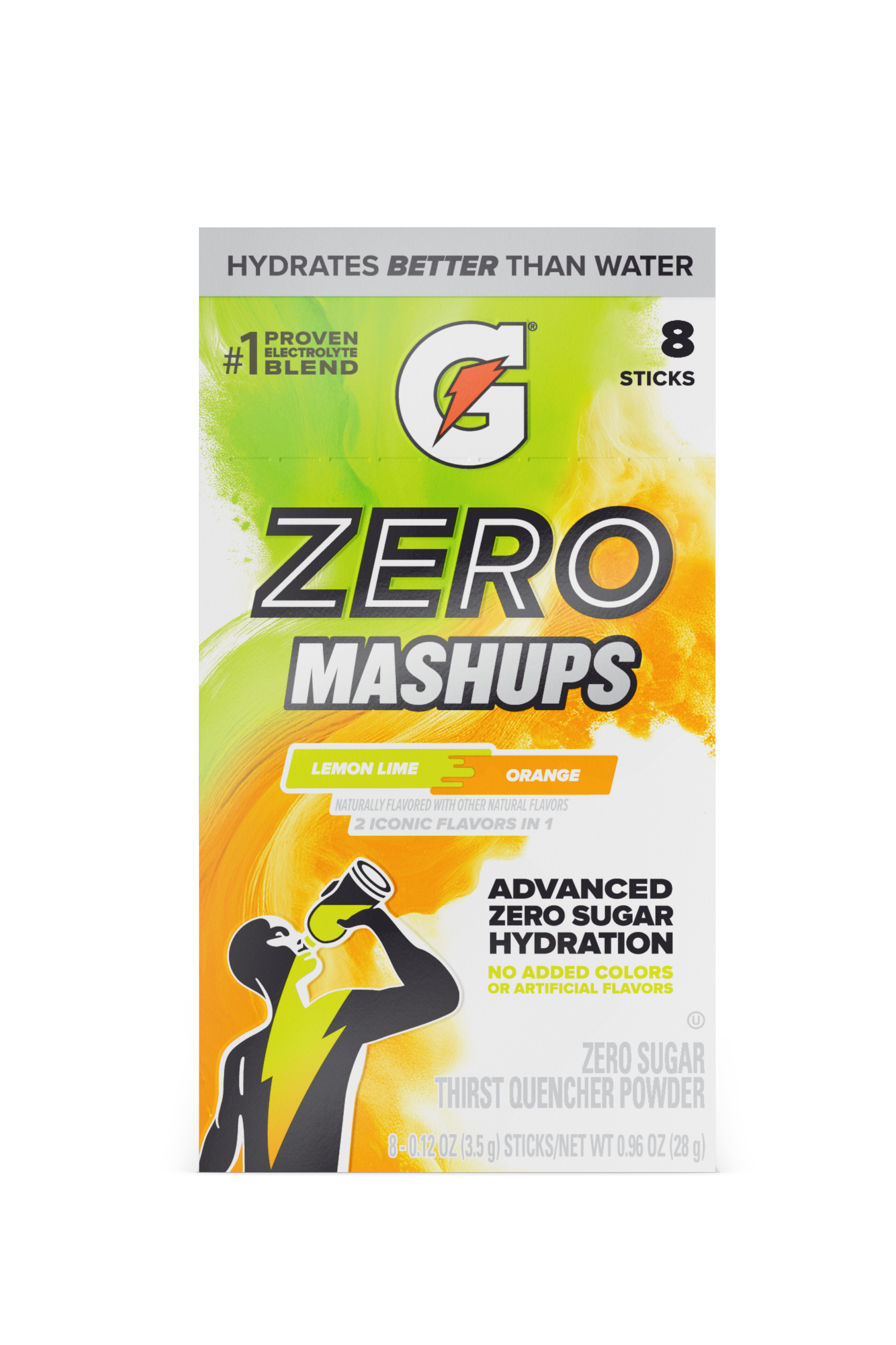 gatorade zero mashups lemon lime orange