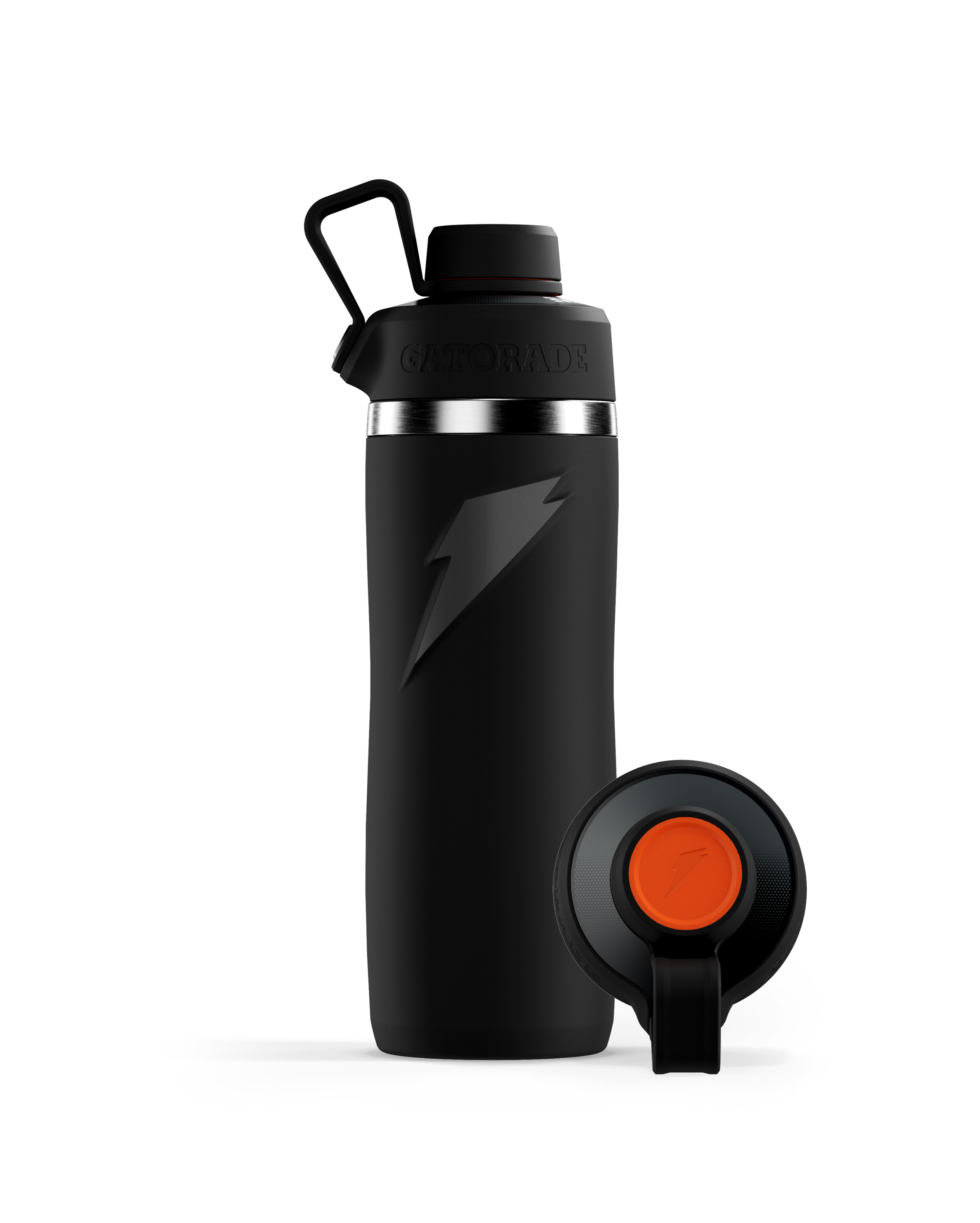 overtime bottle 22oz stainless steel black