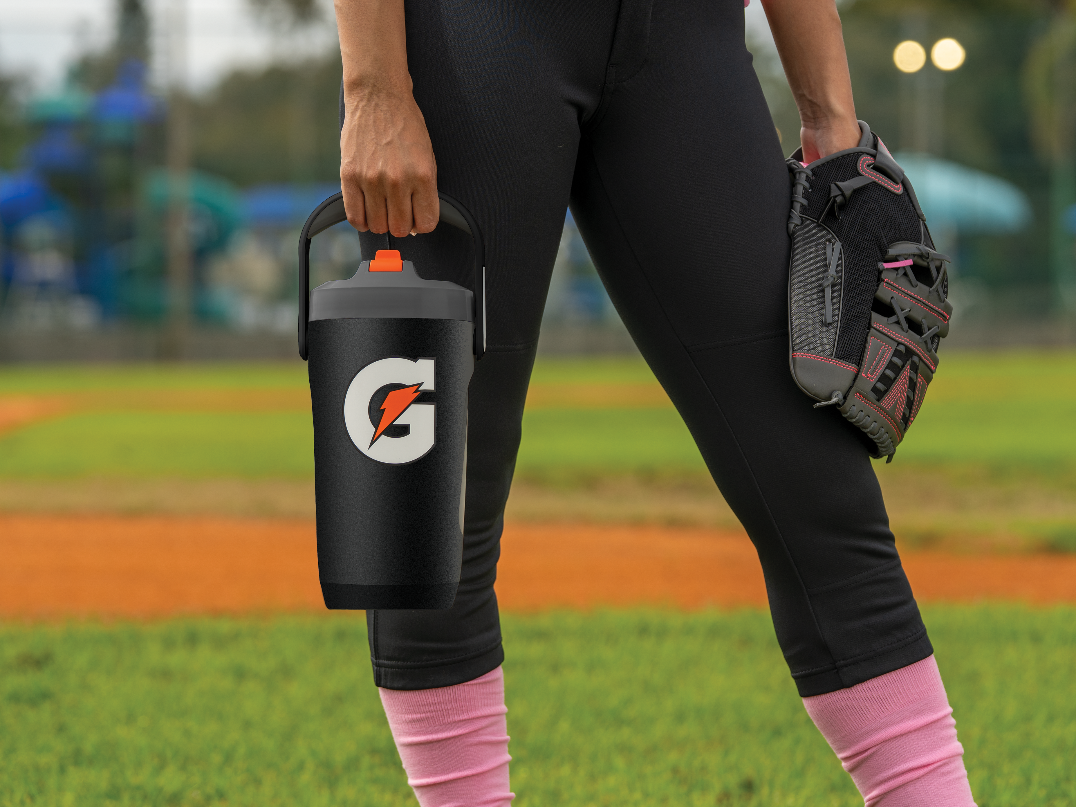 pro jug black in athletes hand
