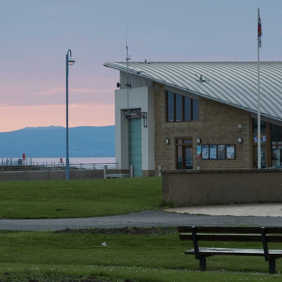 RNLI Hovercraft Stationn Morecambe