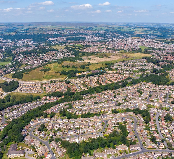 Bradford aerial shot