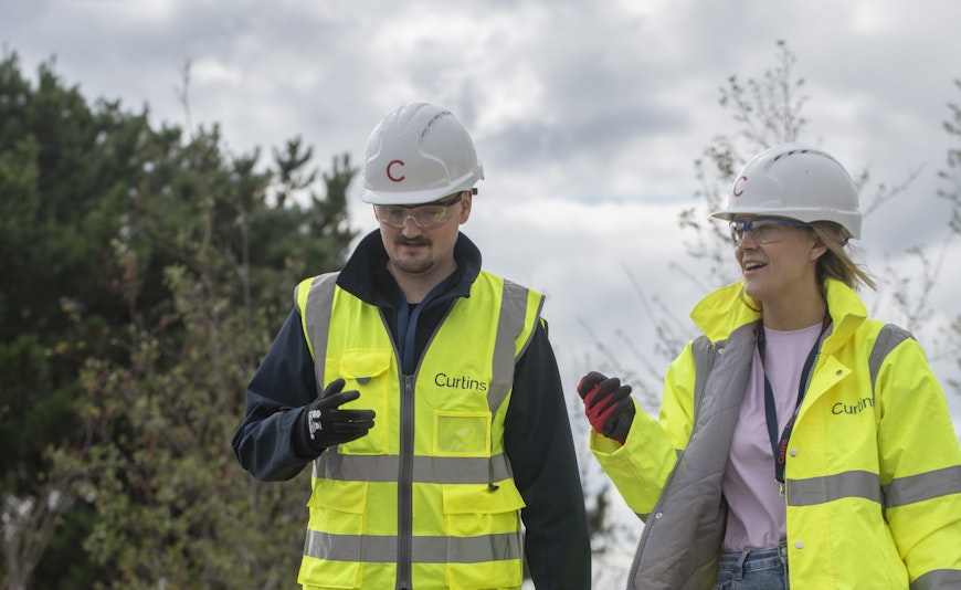 Curtins on site