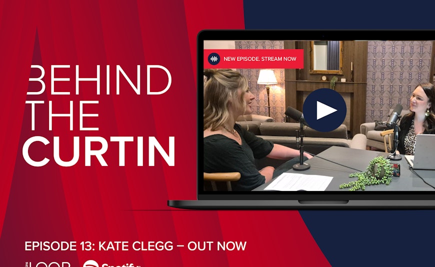 Behind the Curtins with Kate Clegg