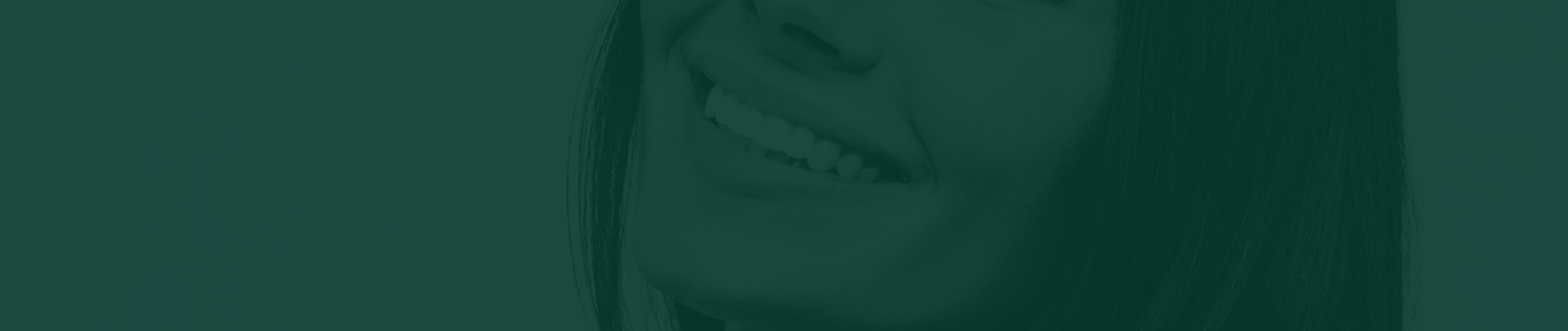Woman's mouth smiling