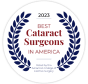 Best Cataract surgeons 2023 badge