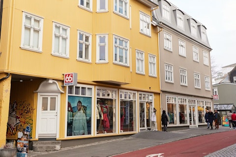 Flaggskipsverslun 66°NORÐUR í fallegum endurnýjuðum byggingum við Laugaveg og Hjartagarðinn