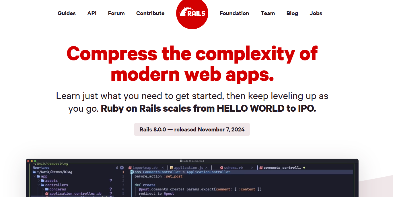 Ruby on Rails