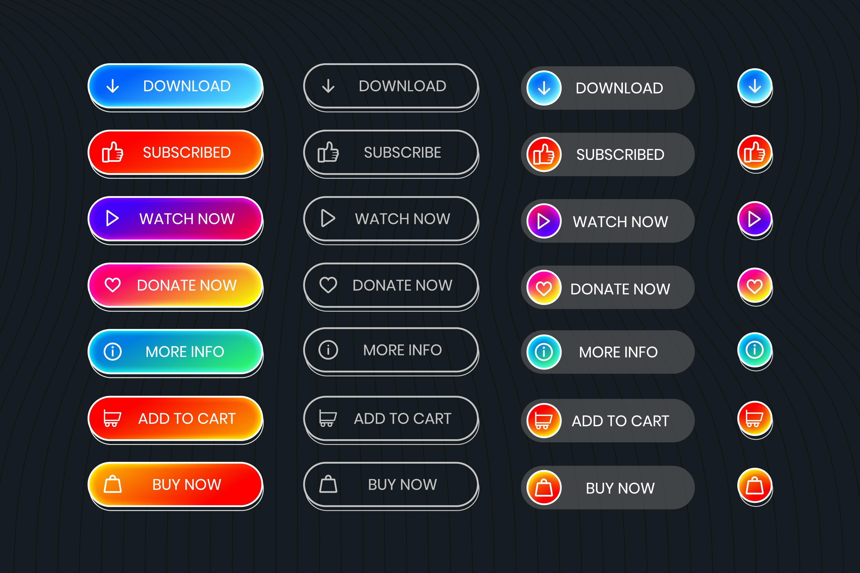 create website buttons