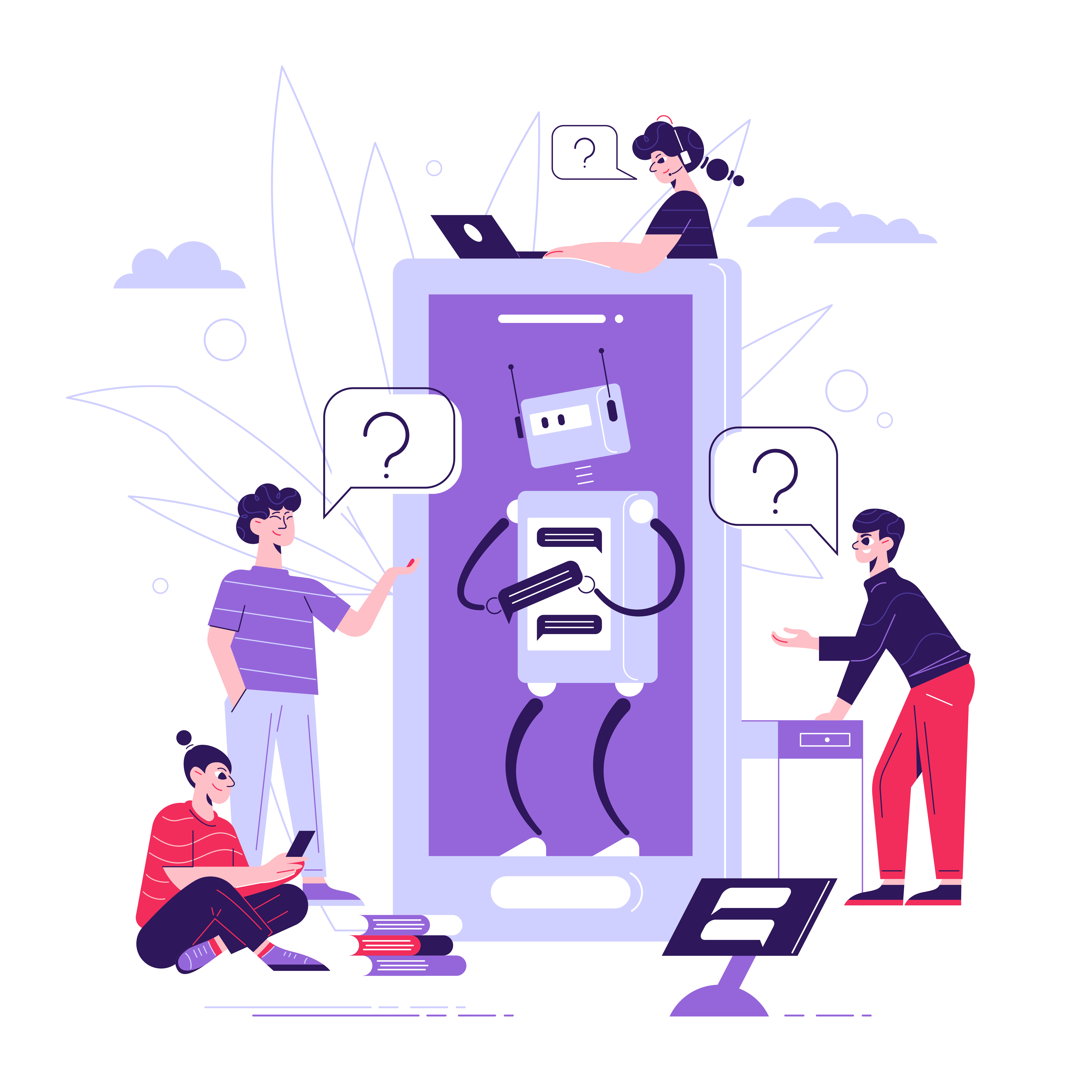 chatbot on React