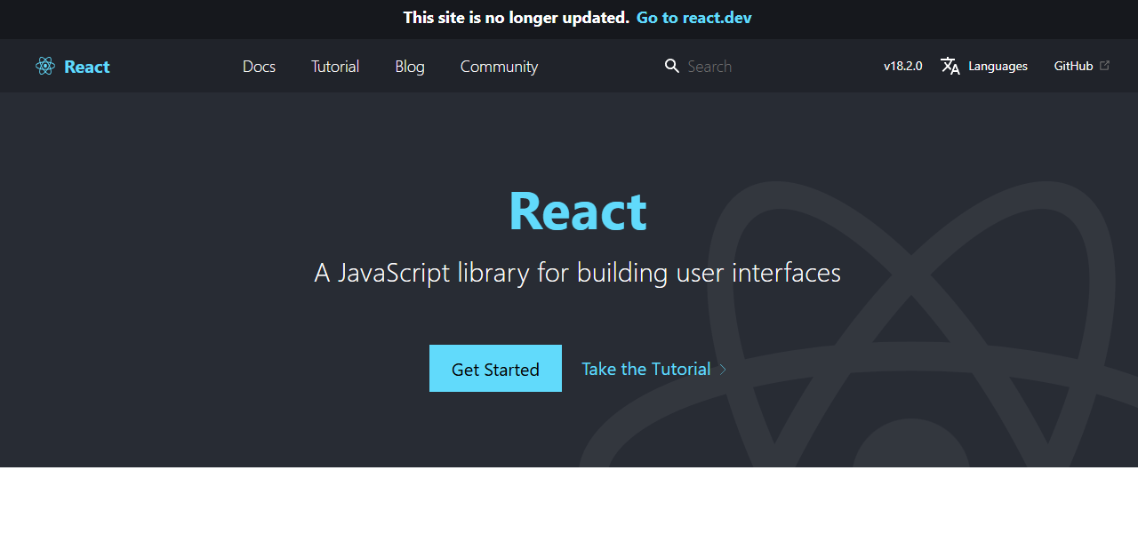 React