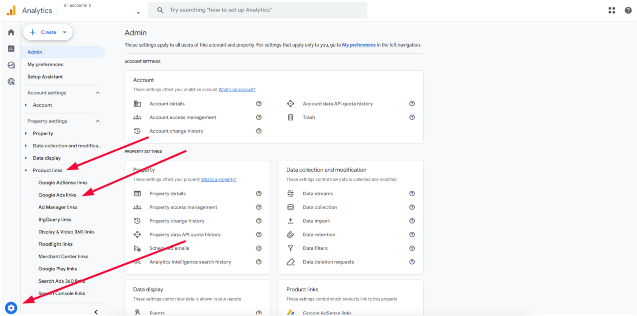 Link Google Ads