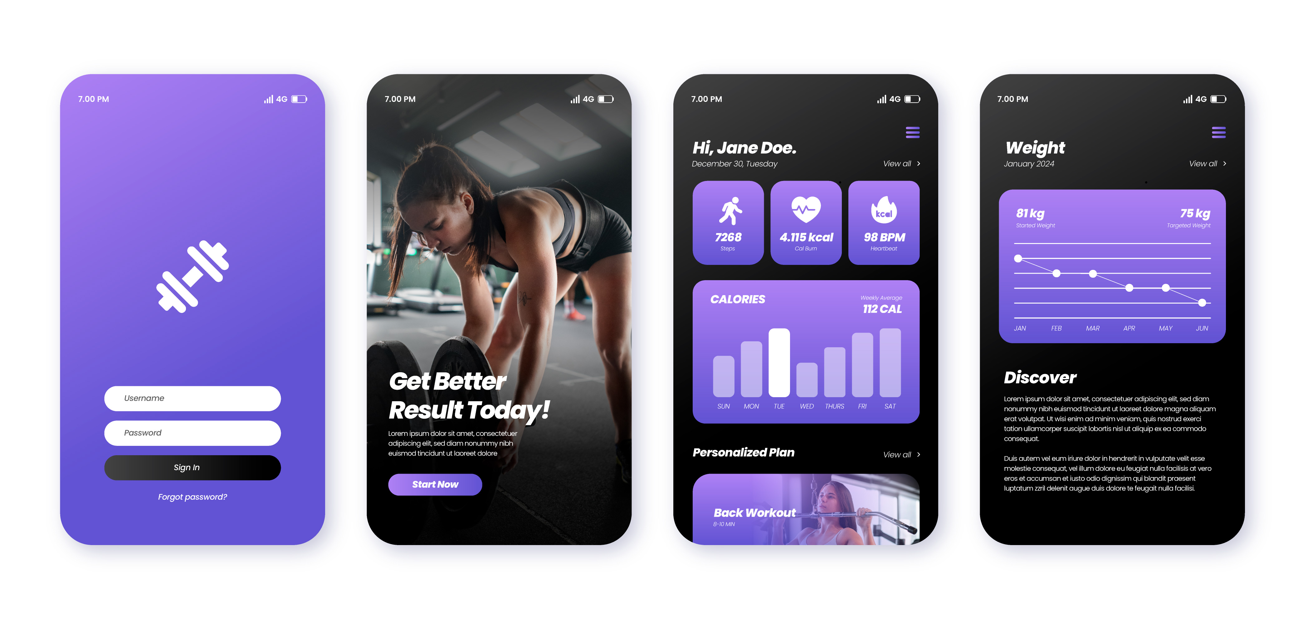  develop a fitness application