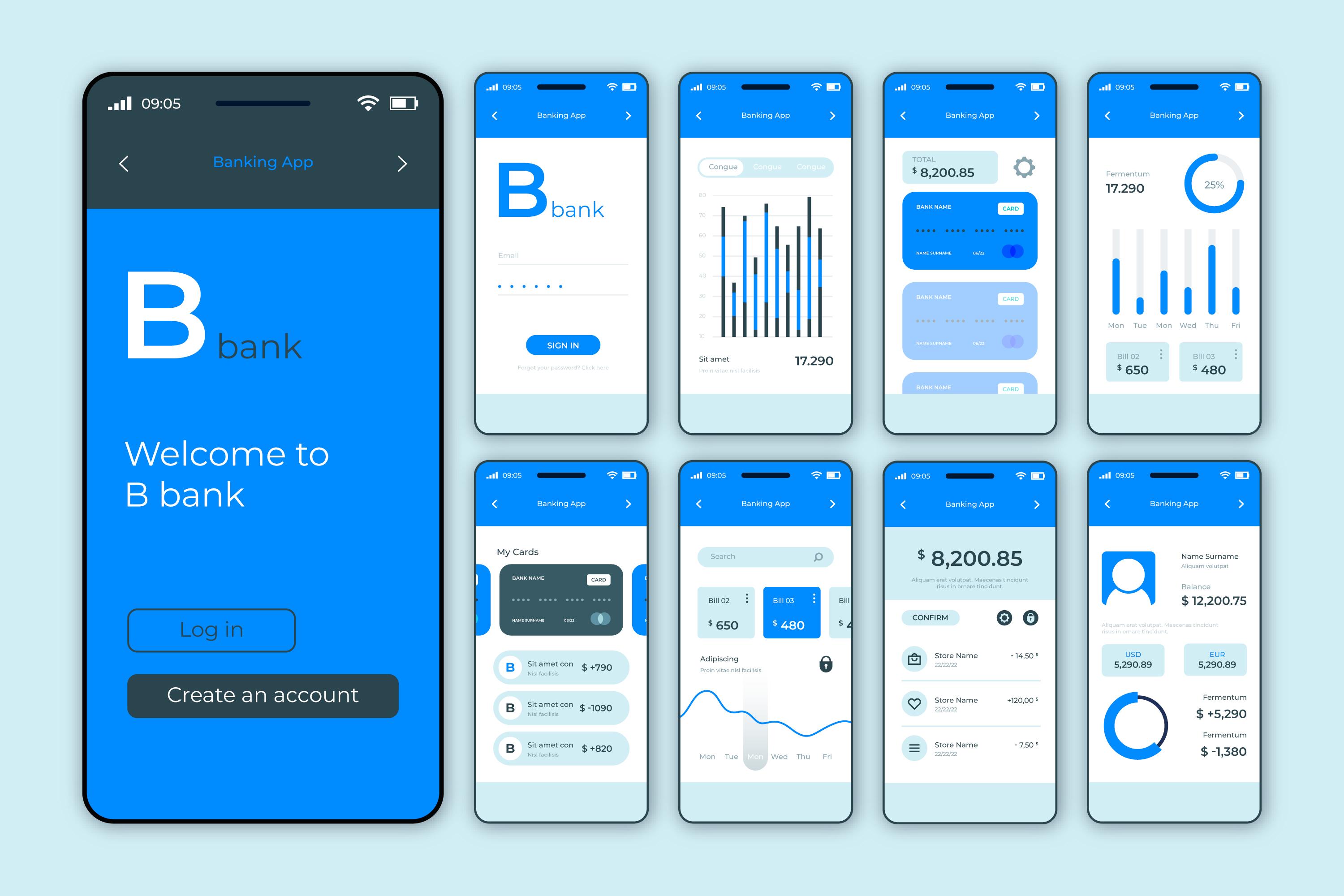 Flutter application development