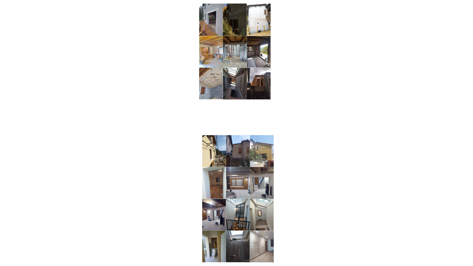 Rénovation bâti ancien + extension ossature bois (Beaumont 07)