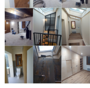 Rénovation bâti ancien + extension ossature bois (Beaumont 07)