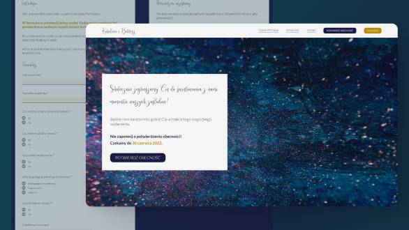 Wedding RSPV Website project image